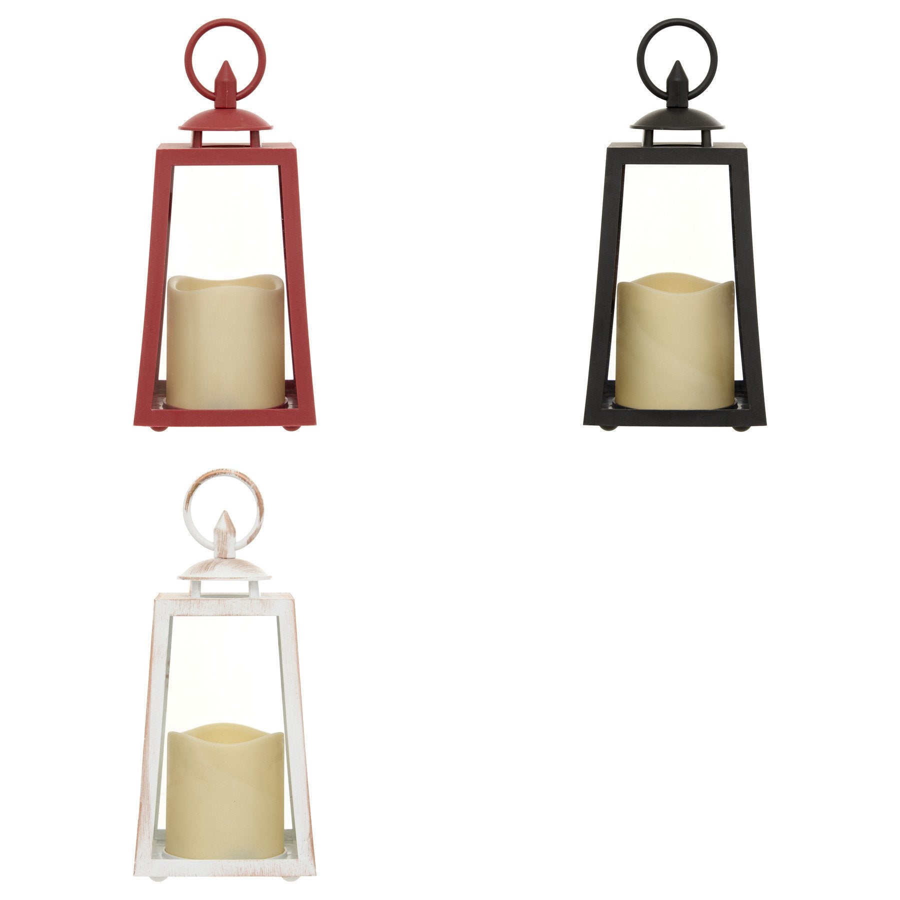 Felinar luminos 1 LED, H 20 cm, asortat | Feeric