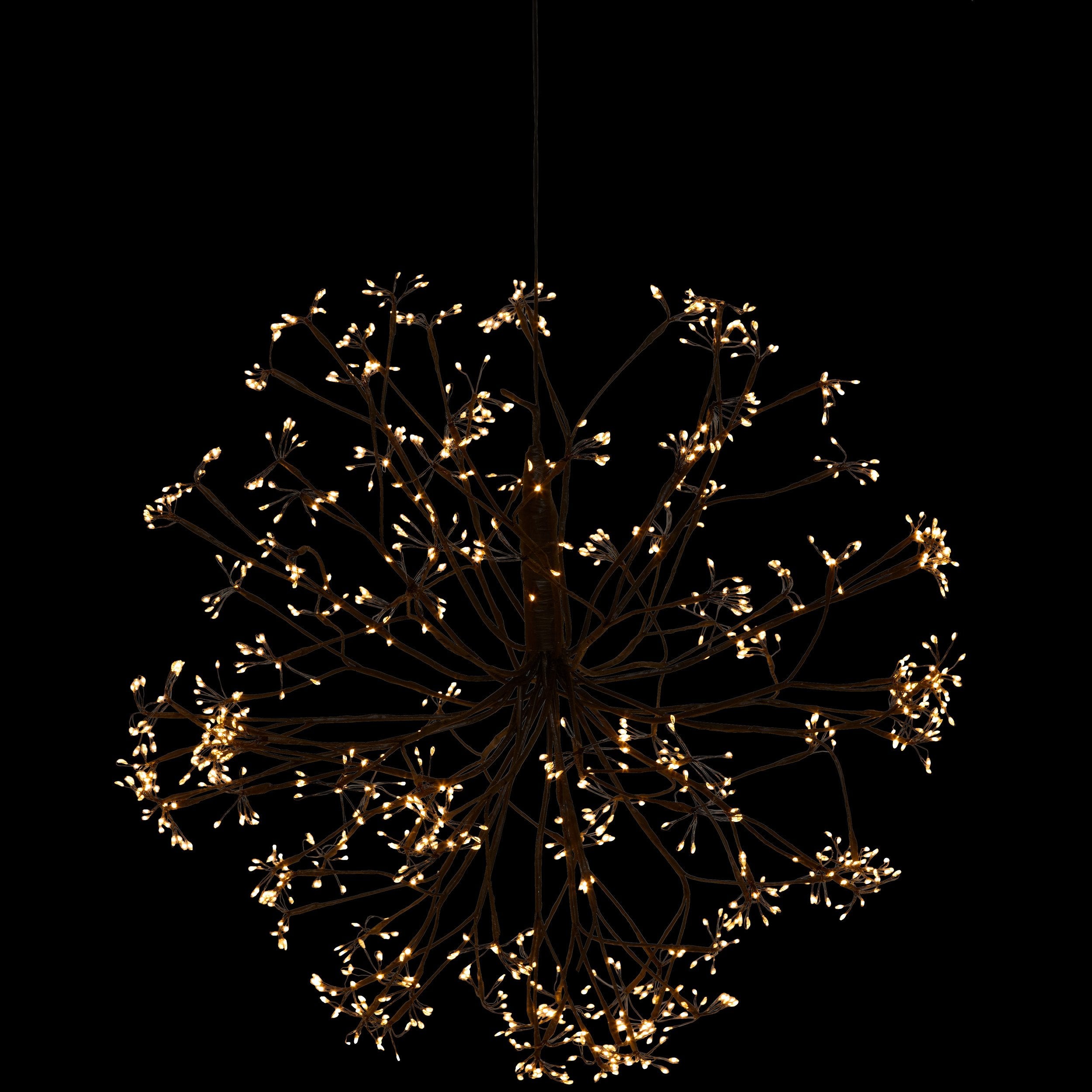 Glob floral luminos 1080 LED, exterior, D 60 cm | Feeric