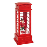 Cabina telefonica luminoasa 2 LED, H 25 cm | Feeric