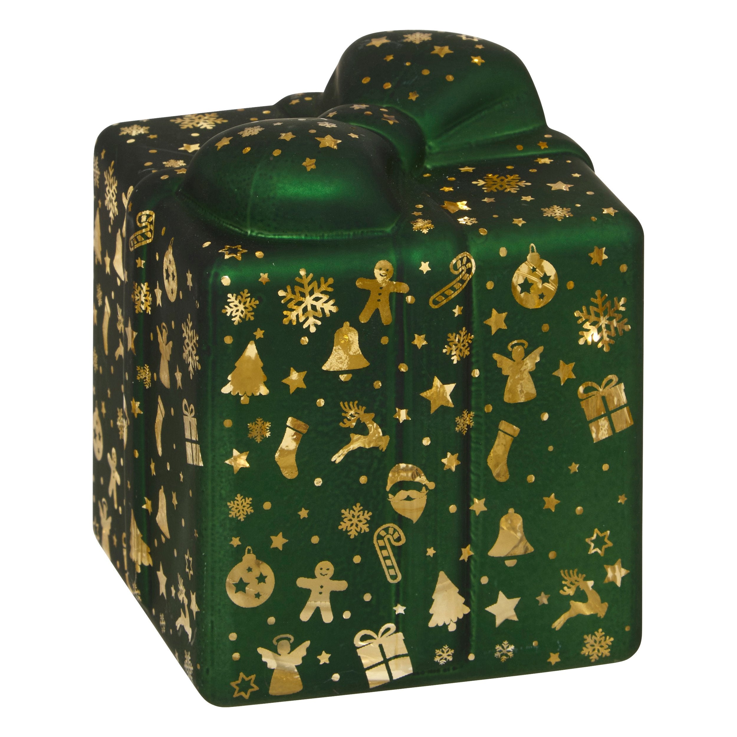 Cutie cadou luminoasa 7 LED, H 10 cm, asortat | Feeric