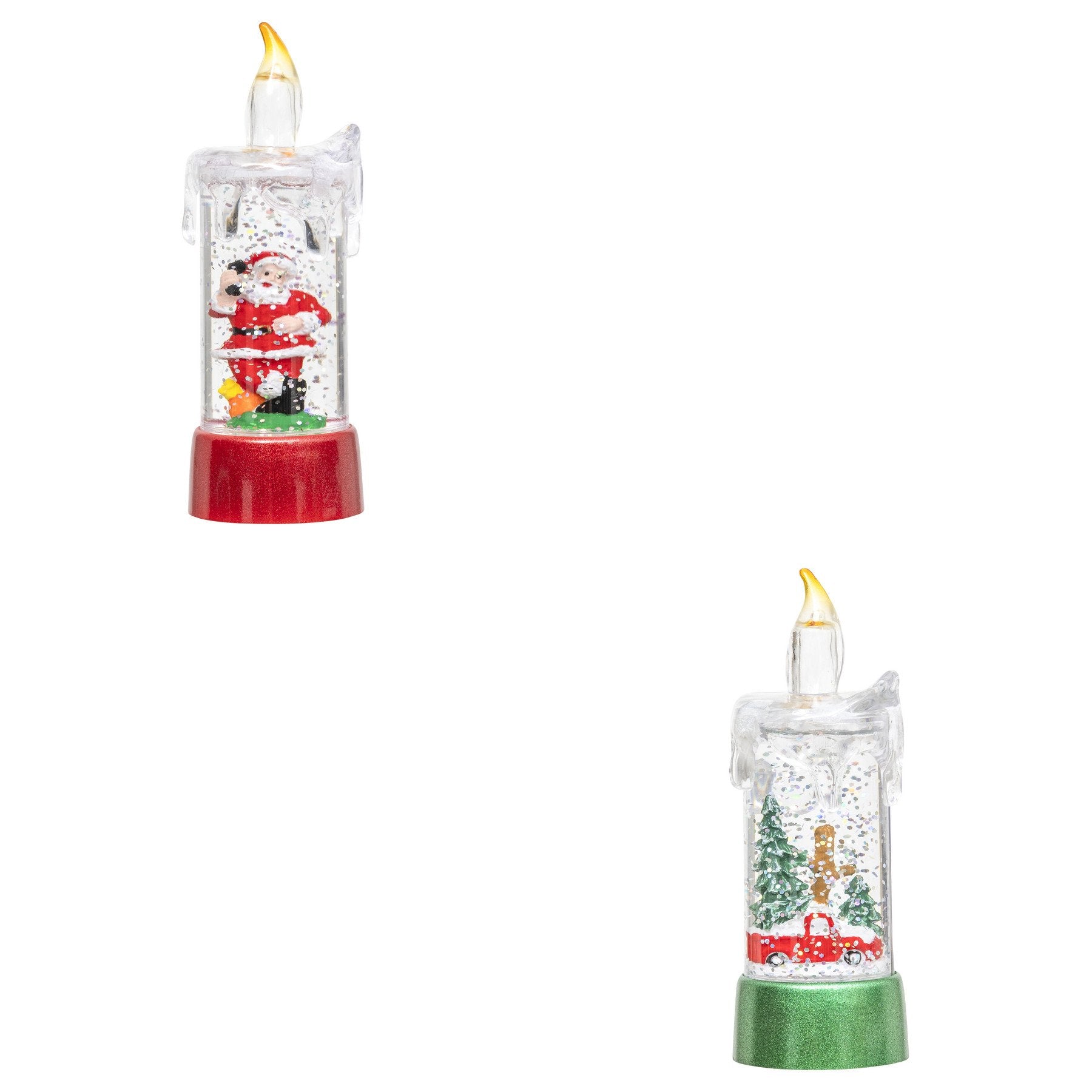 Lumanare luminoasa 1 LED, alb cald, asortata | Feeric