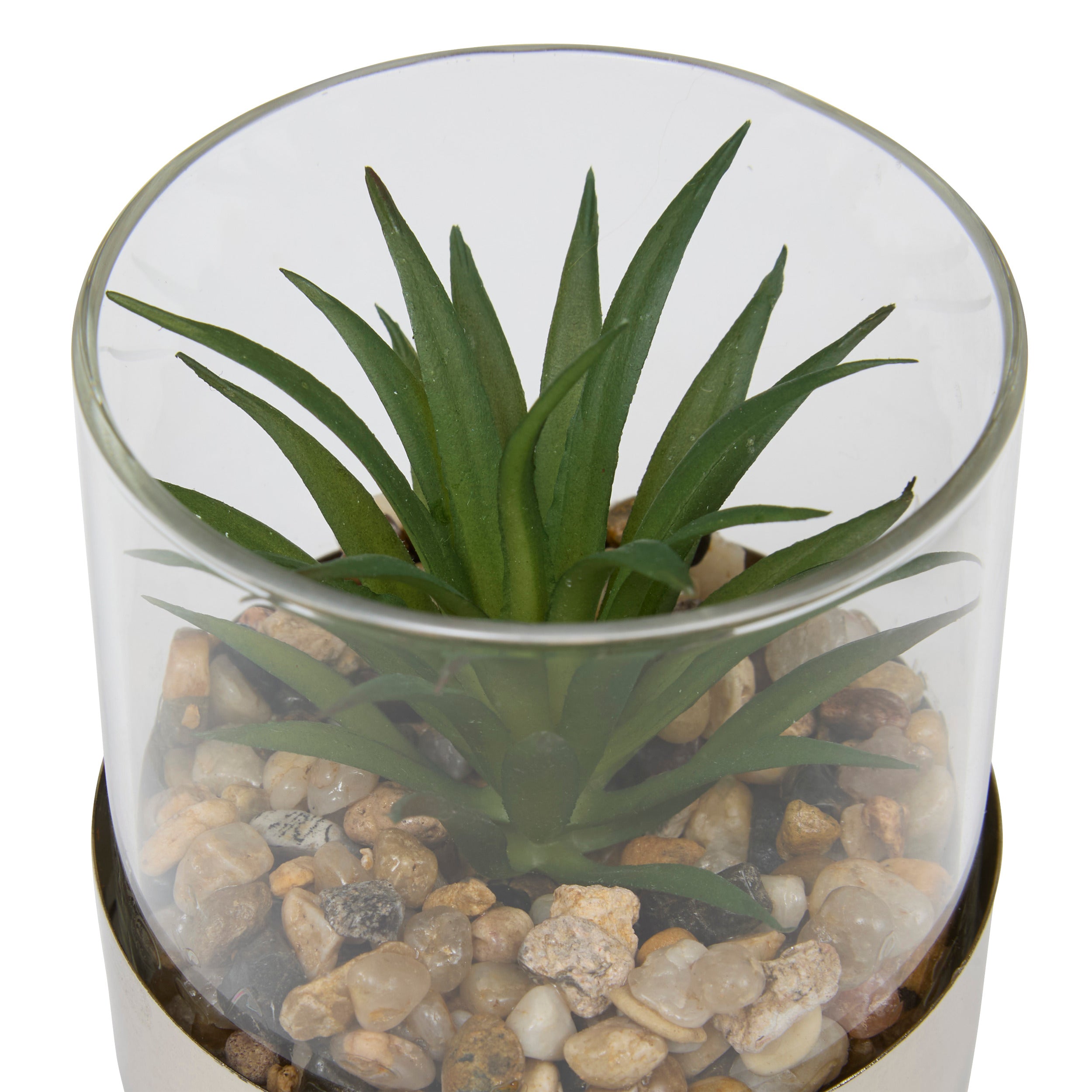 Floare decorativa, argintiu terra sky H8.5 cm - Atmosphera