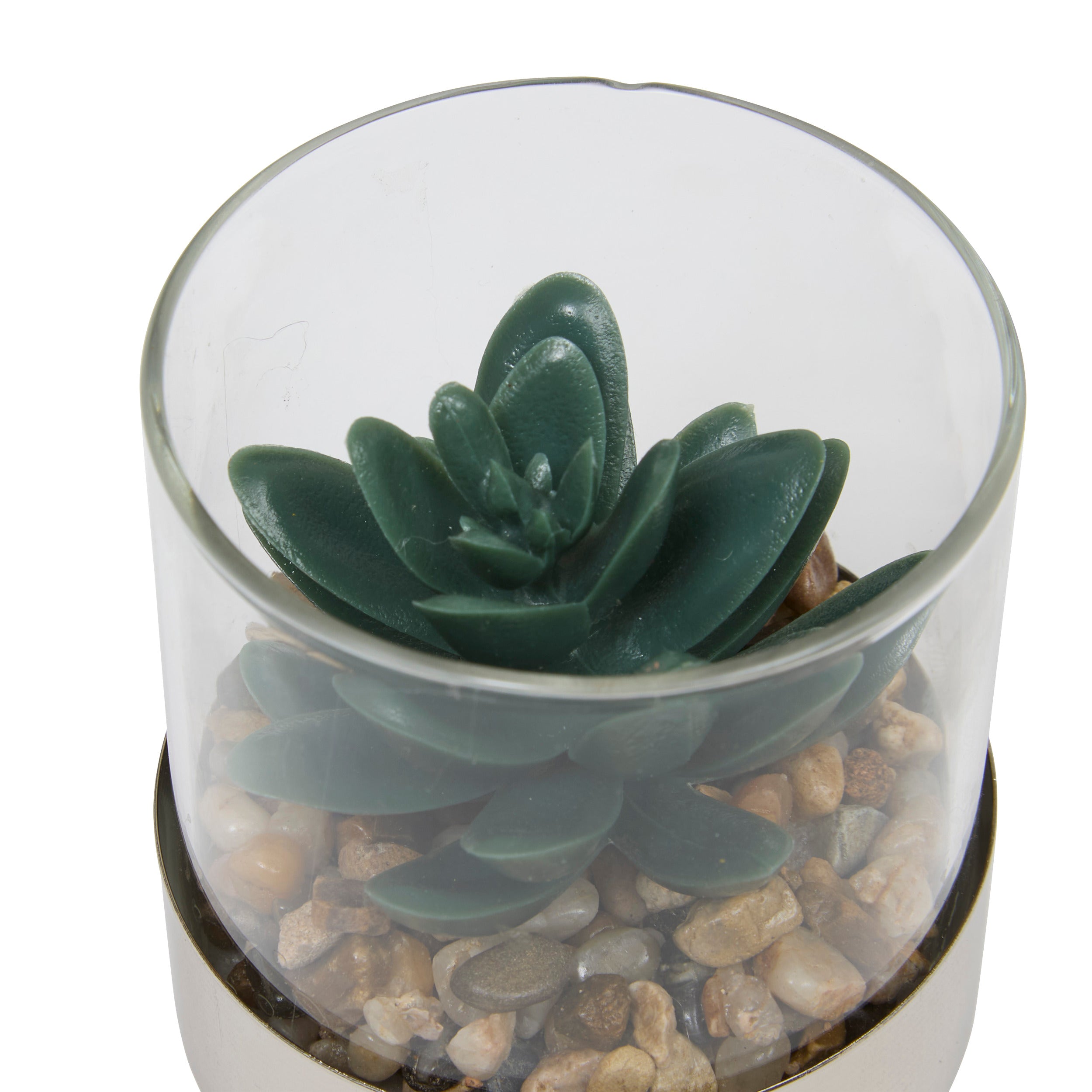 Floare decorativa, argintiu terra sky H8.5 cm - Atmosphera