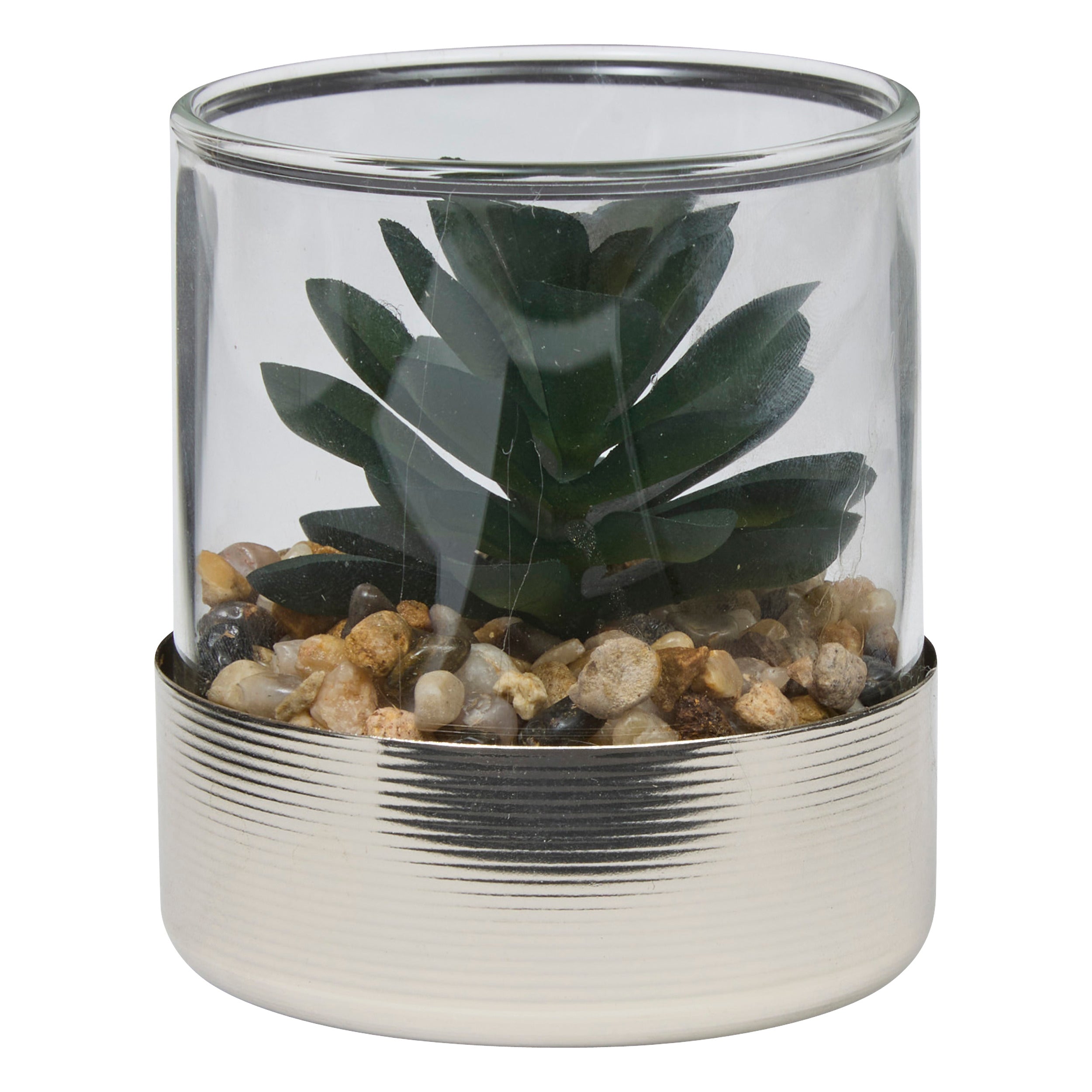 Floare decorativa, argintiu terra sky H8.5 cm - Atmosphera