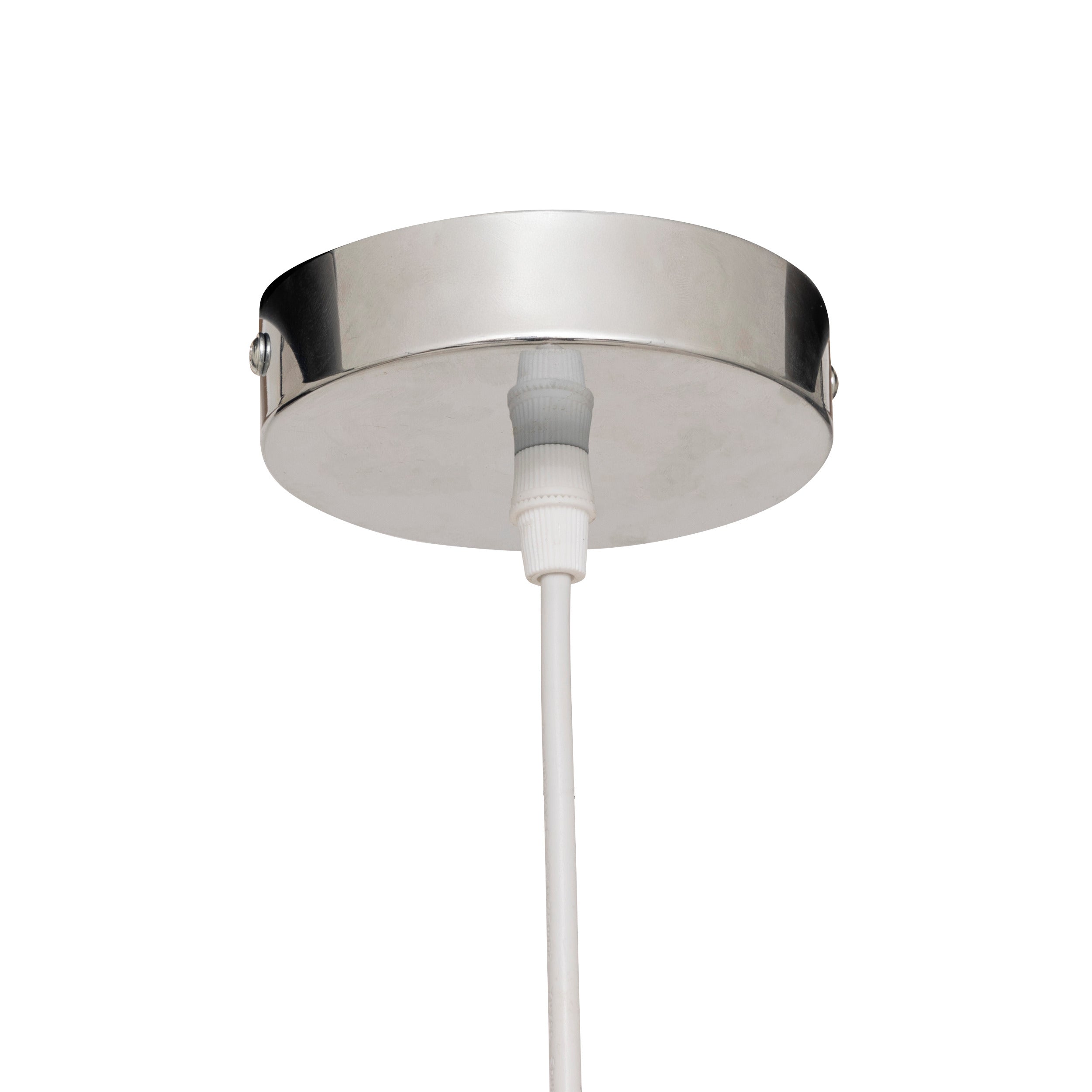 Corp de iluminat, lampa suspendata metal argintie omia D38 cm - Atmosphera