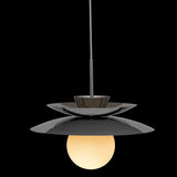 Corp de iluminat, lampa suspendata metal argintie omia D38 cm - Atmosphera