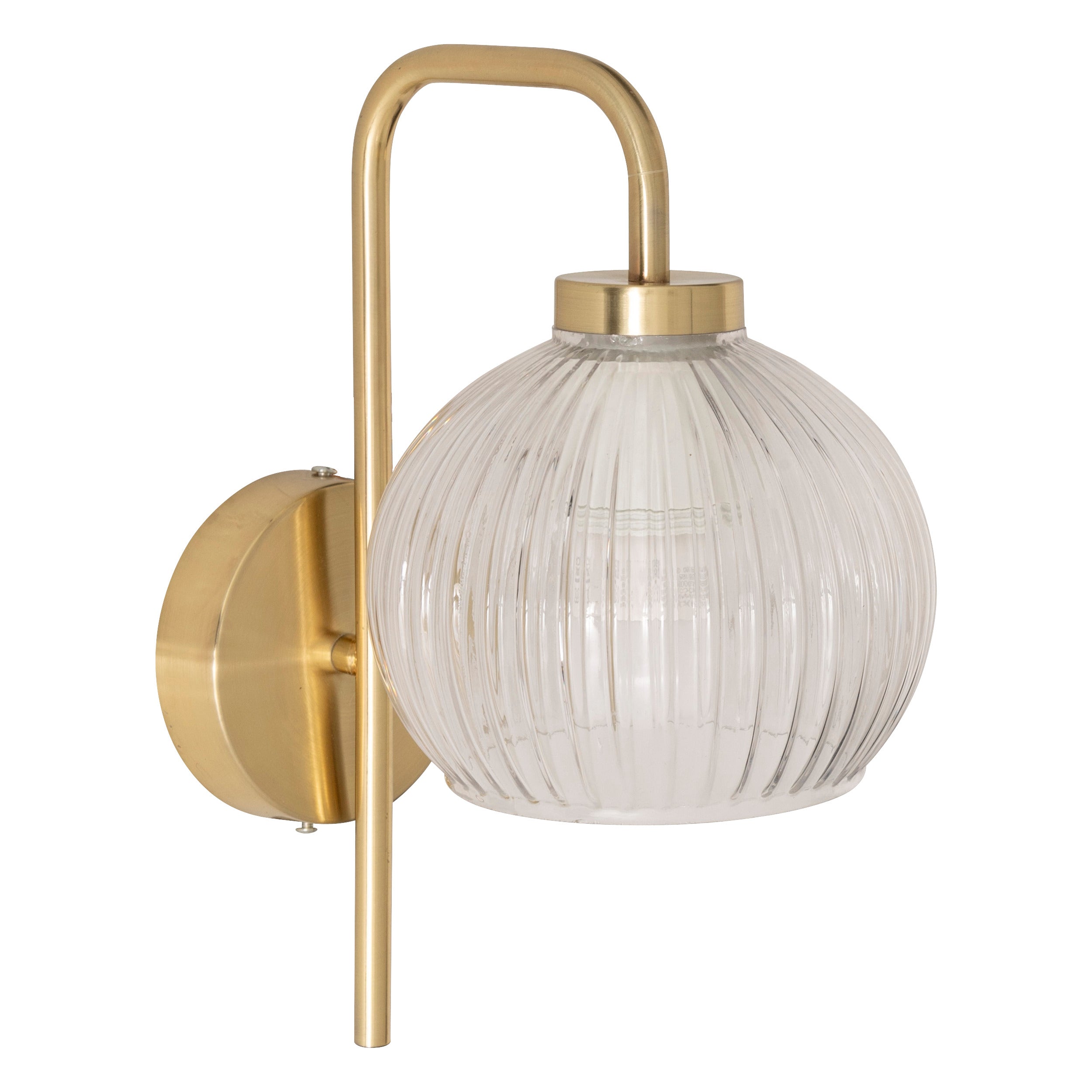 Corp de iluminat, krys aur sticla aplica perete H30 cm - Atmosphera