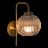 Corp de iluminat, krys aur sticla aplica perete H30 cm - Atmosphera