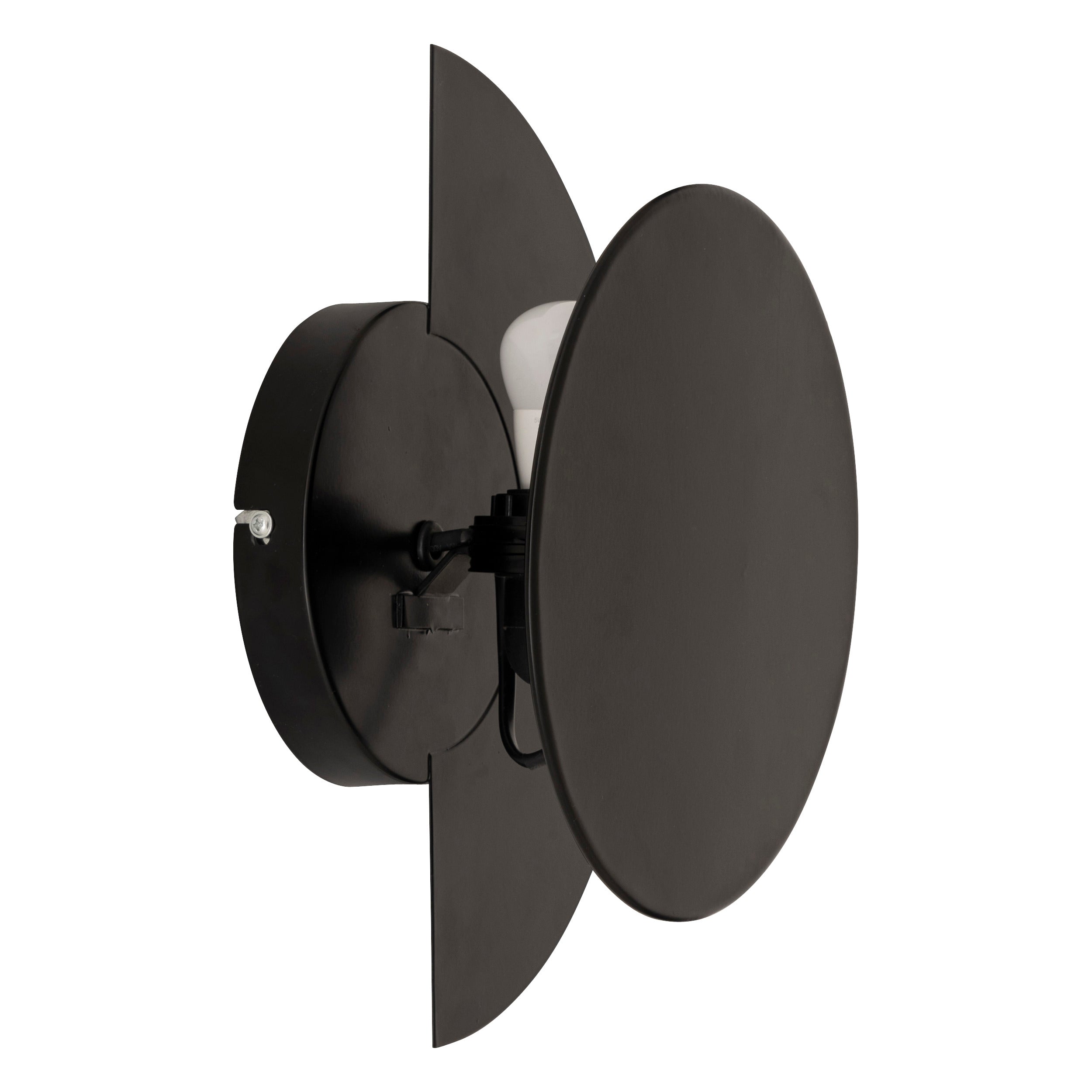 Corp de iluminat, aplica perete mysti neg metal H30.5 cm - Atmosphera