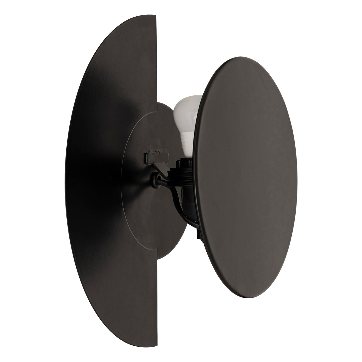 Corp de iluminat, aplica perete mysti neg metal H30.5 cm - Atmosphera