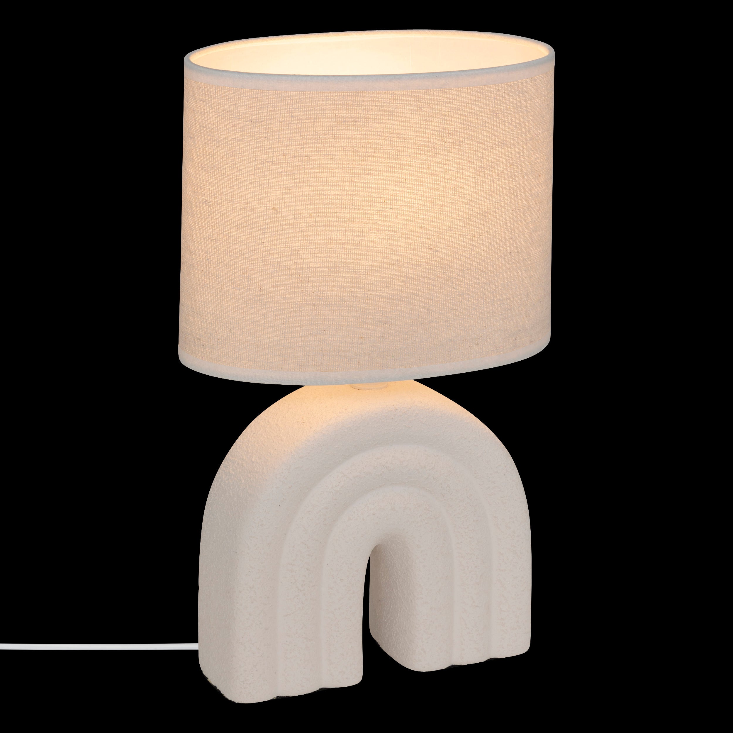 Corp de iluminat, gabin alb spe lampa H32 cm - Atmosphera