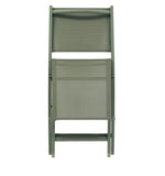 Set de 4 scaune de gradina pliabile Essentia verde laur - Hesperide
