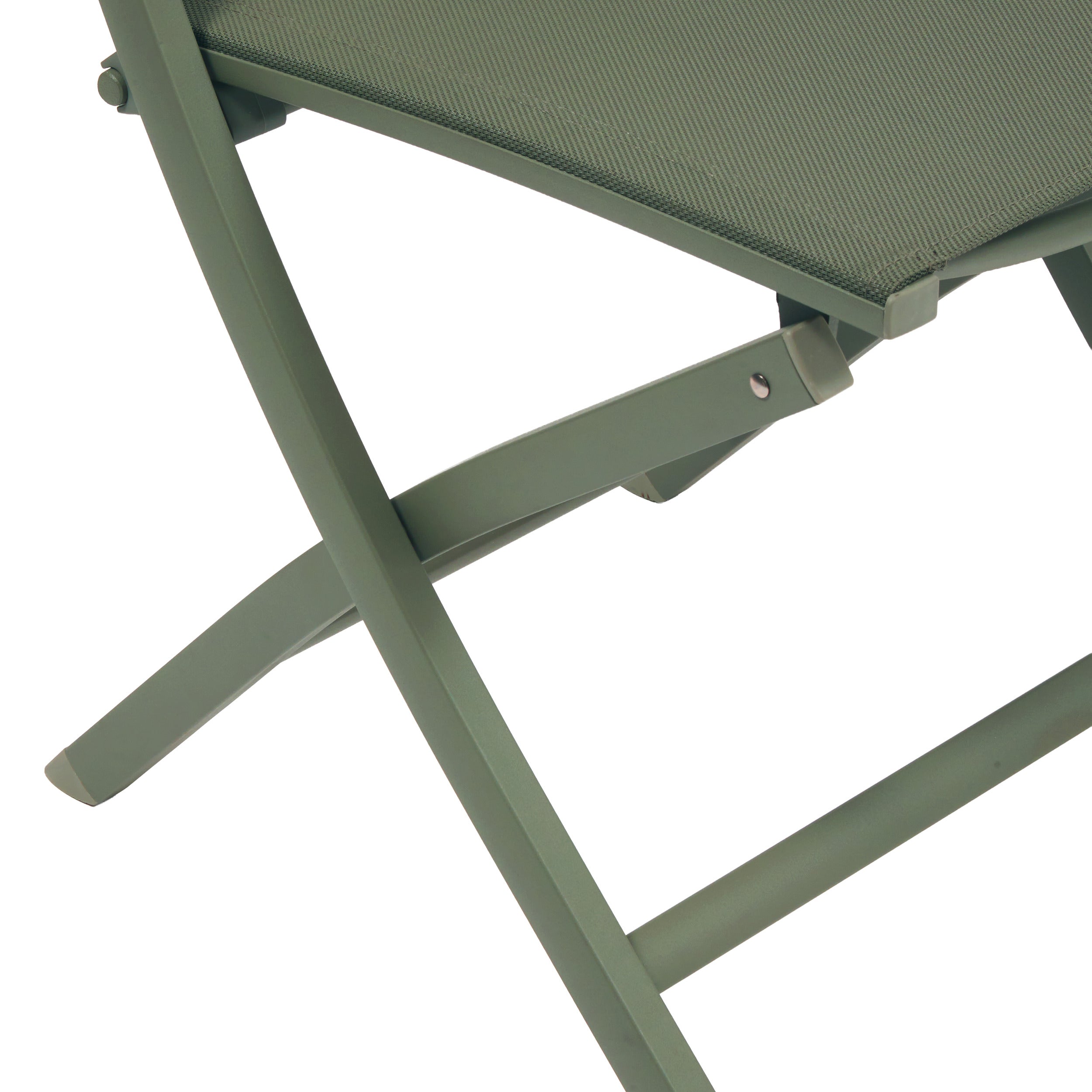Set de 4 scaune de gradina pliabile Essentia verde laur - Hesperide