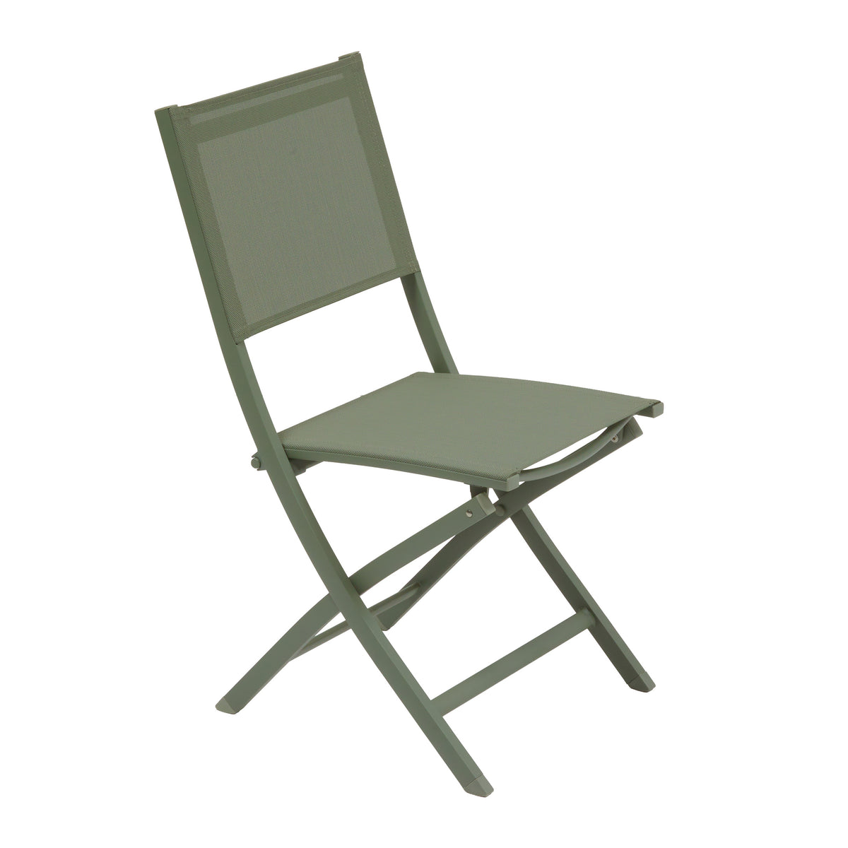 Set de 4 scaune de gradina pliabile Essentia verde laur - Hesperide