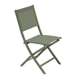 Set de 4 scaune de gradina pliabile Essentia verde laur - Hesperide