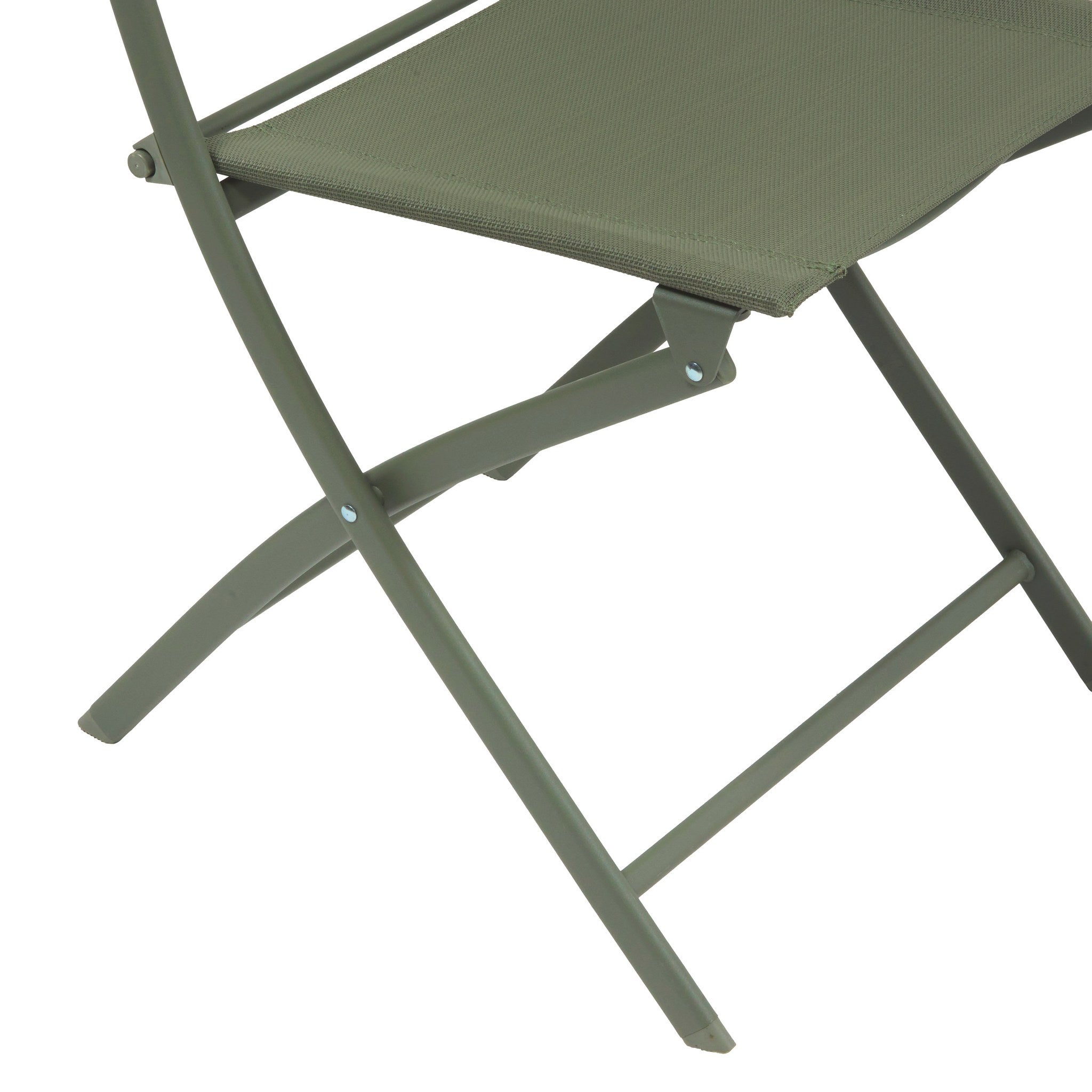 Set de 4 scaune de gradina pliabile Modula verde laur - Hesperide