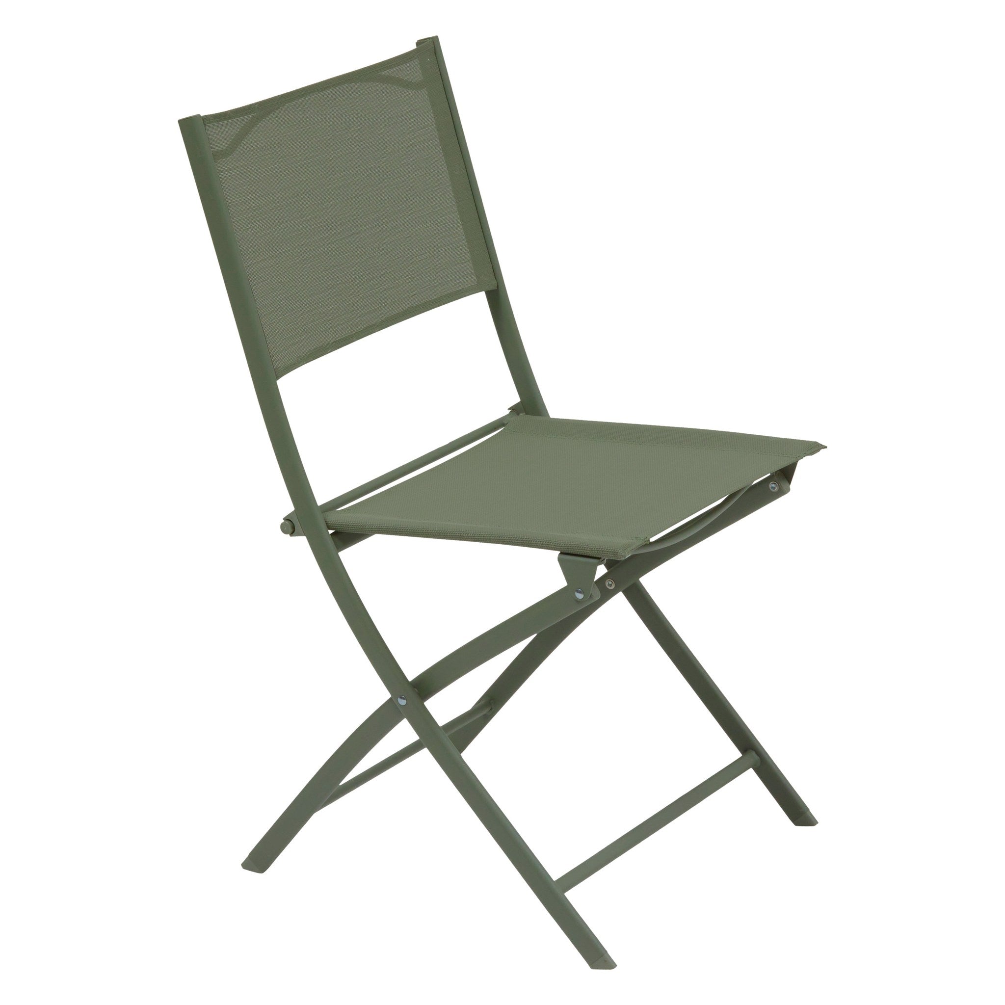 Set de 4 scaune de gradina pliabile Modula verde laur - Hesperide