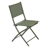 Set de 4 scaune de gradina pliabile Modula verde laur - Hesperide