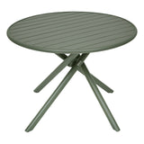 Masa extensibila dreptunghiulara de gradina PIAZZA Trufa / Cafea  10 locuri - Aluminiu tratat epoxy, sticla securizata