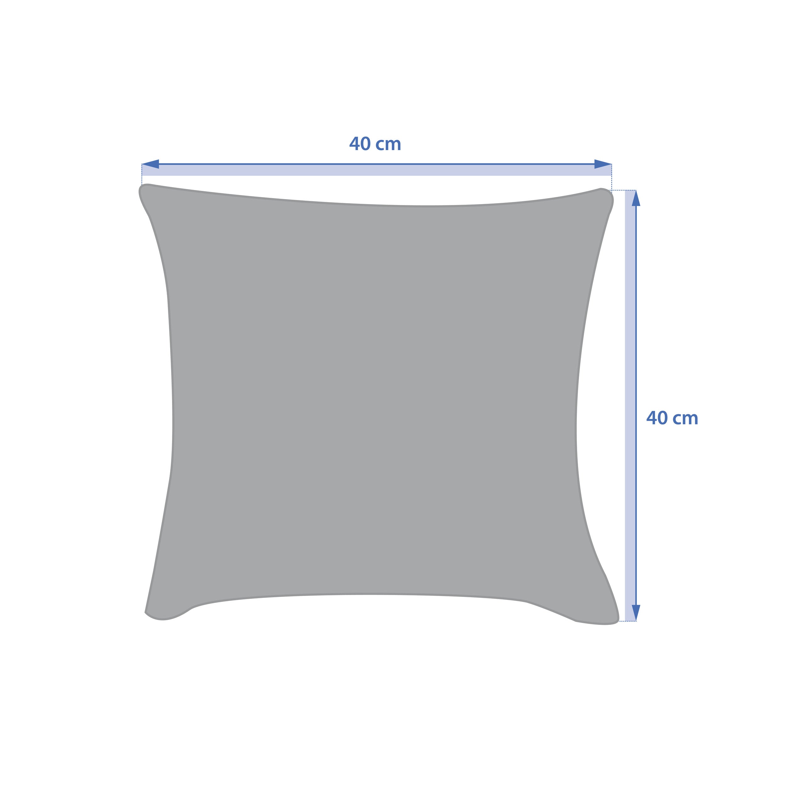 Perna de scaun Korai verde laur 40x40cm - Hesperide
