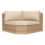Mobilier gradina, moorea corner sofa set 5s sava - Hesperide