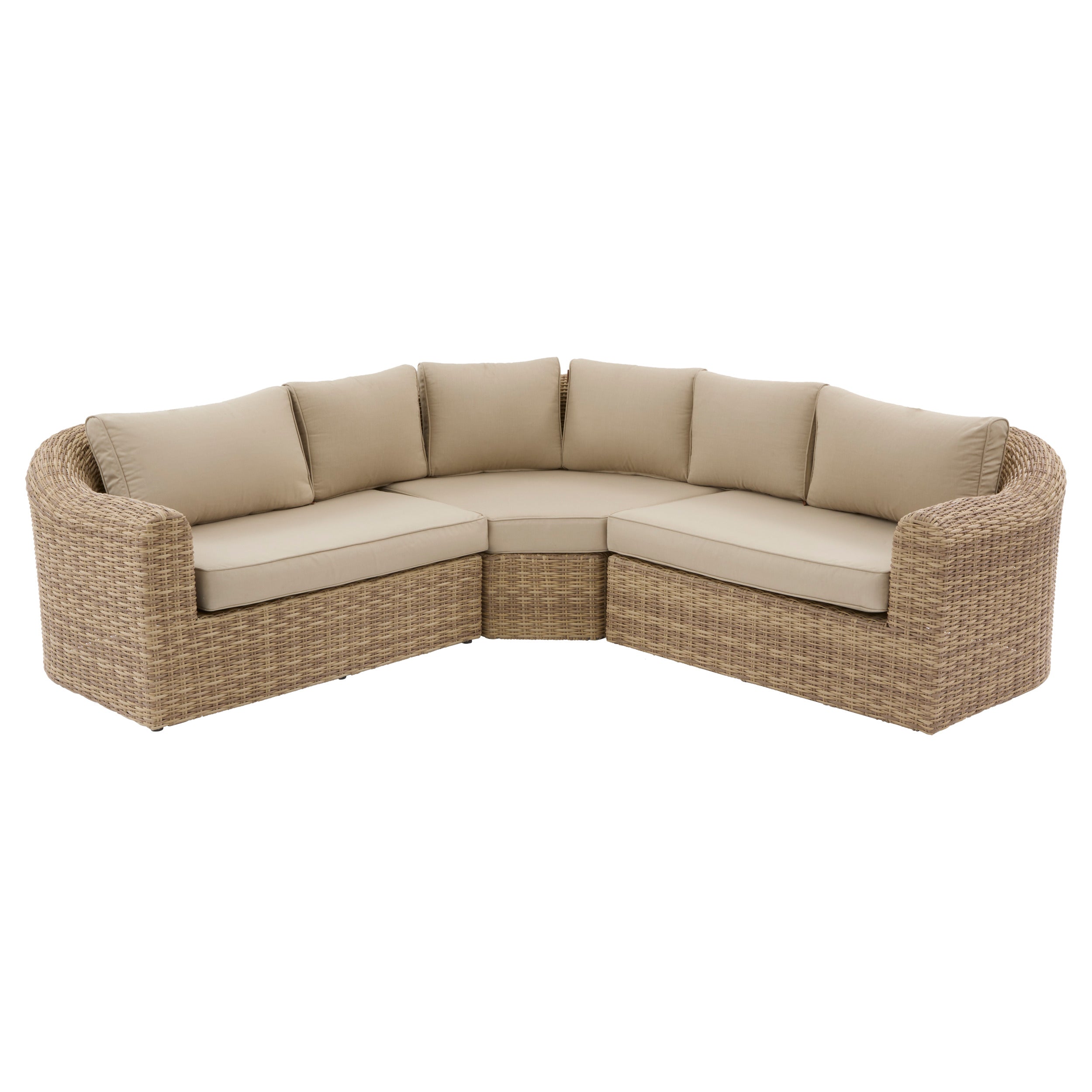 Mobilier gradina, moorea corner sofa set 5s sava - Hesperide