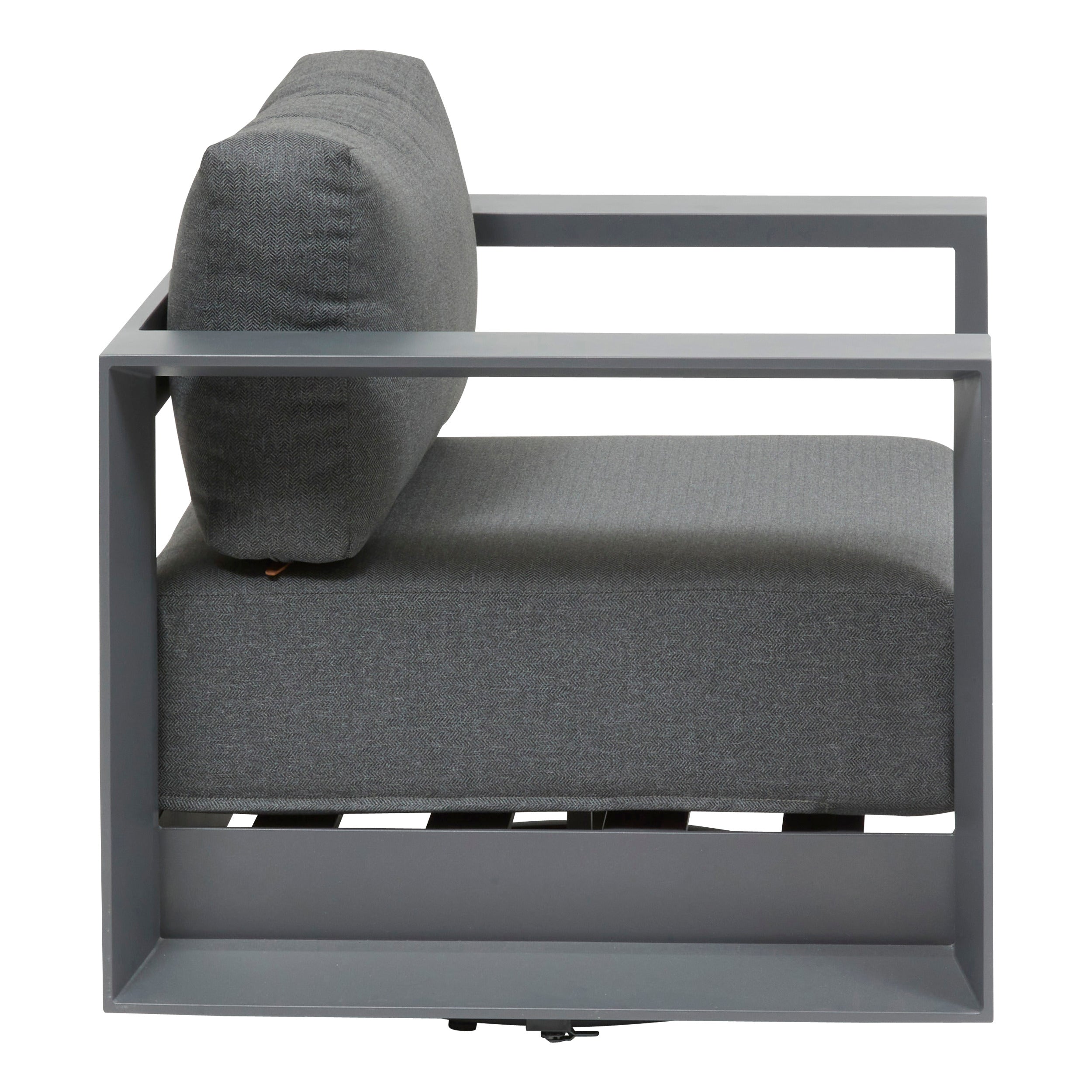 Sezlong pivotant de gradina ALLURE Gri/Grafit - Hesperide