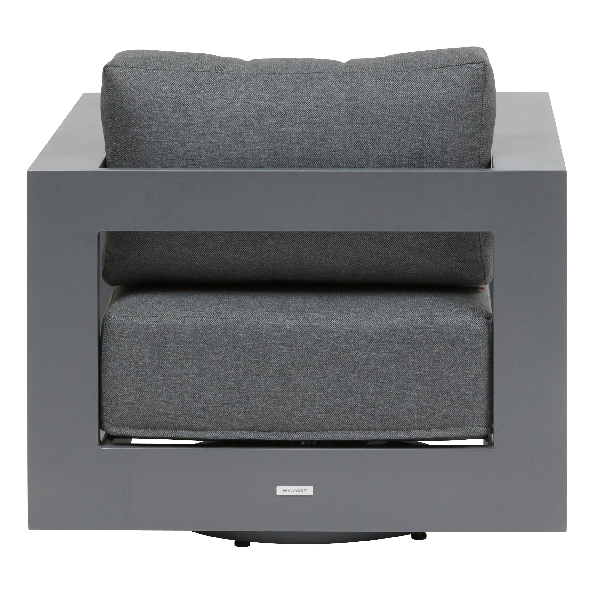 Sezlong pivotant de gradina ALLURE Gri/Grafit - Hesperide