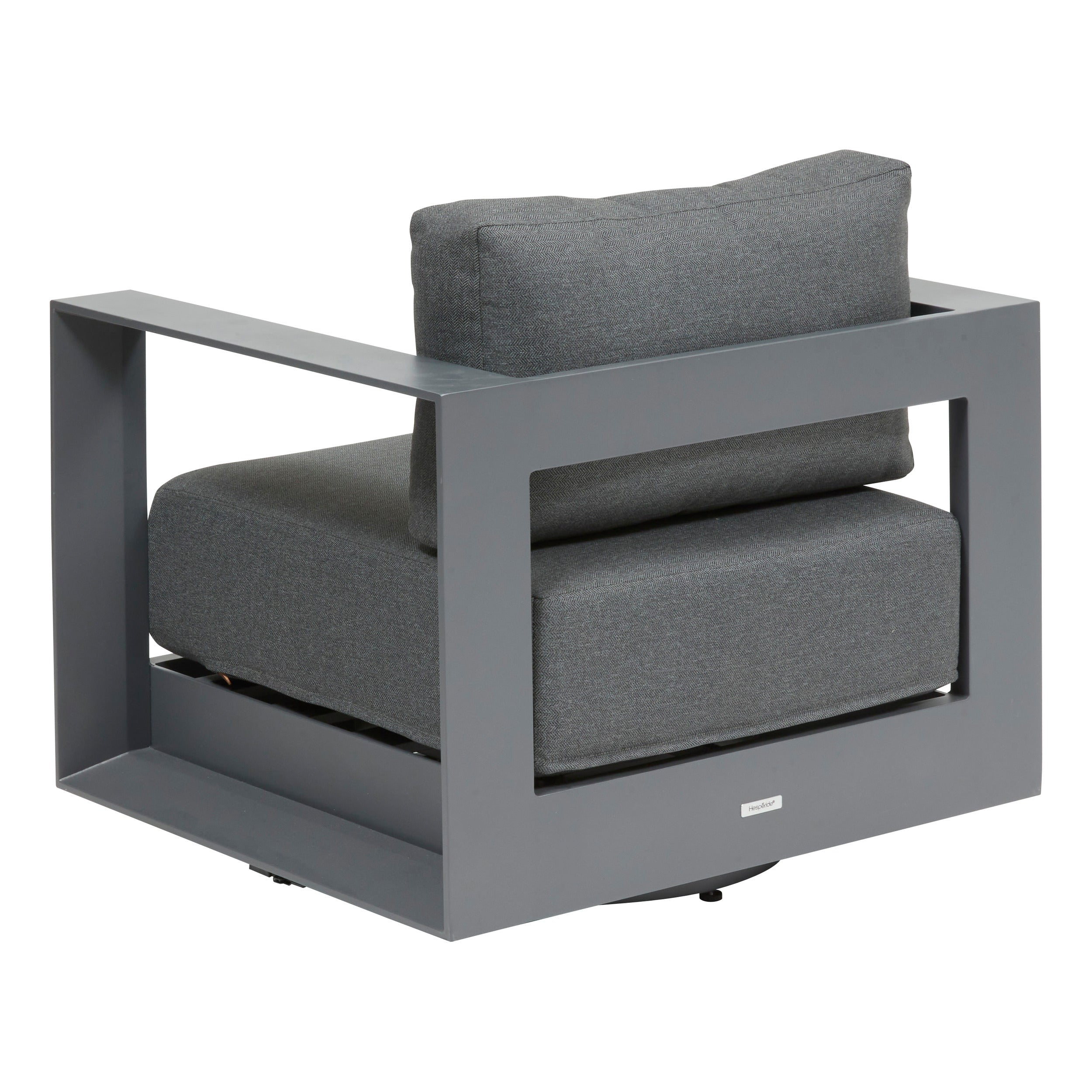 Sezlong pivotant de gradina ALLURE Gri/Grafit - Hesperide
