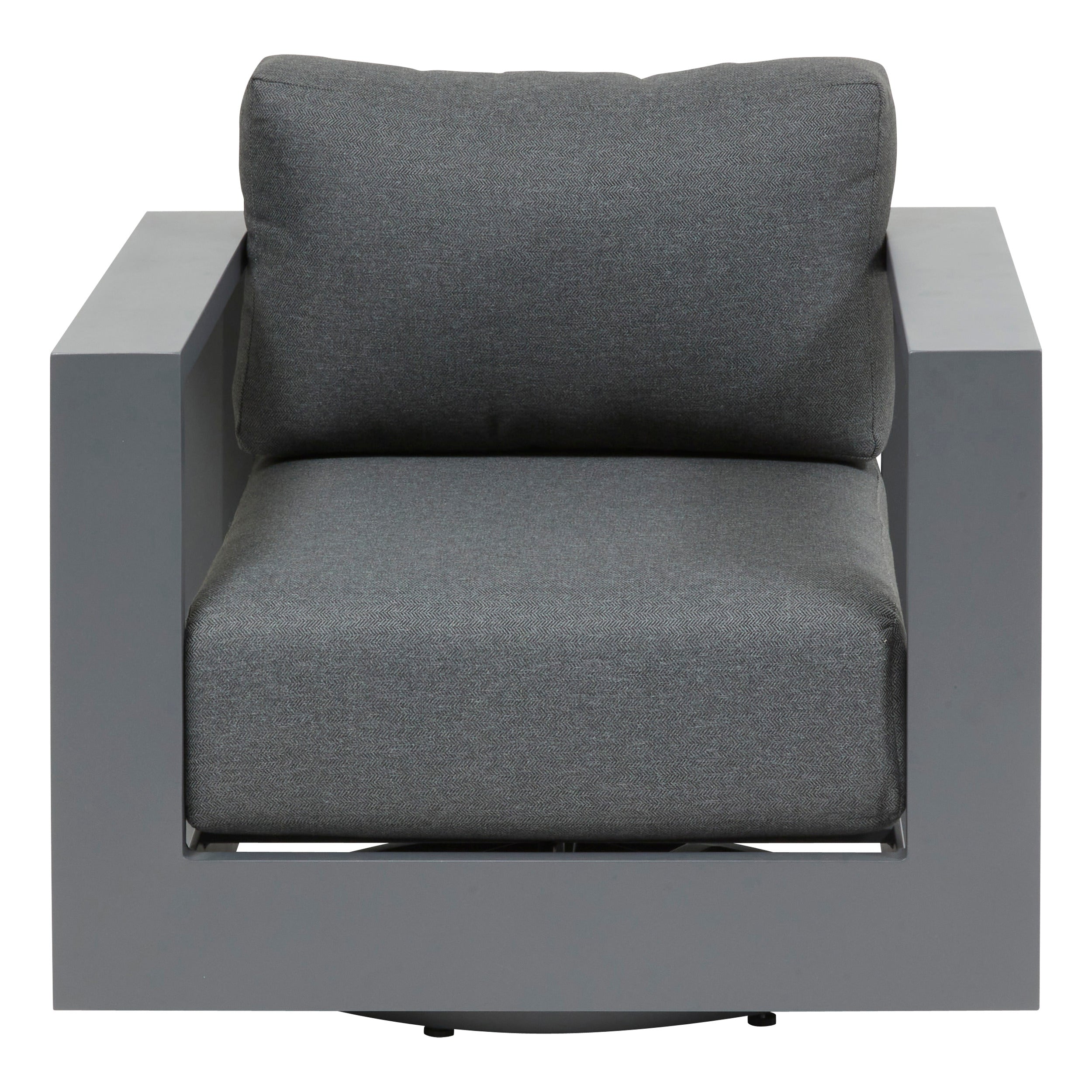 Sezlong pivotant de gradina ALLURE Gri/Grafit - Hesperide