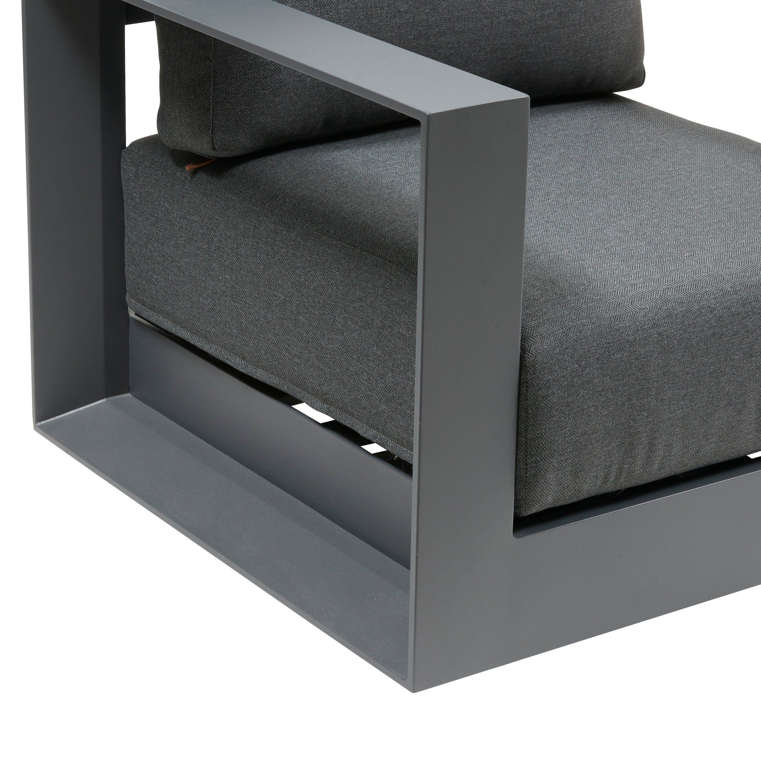 Sezlong pivotant de gradina ALLURE Gri/Grafit - Hesperide