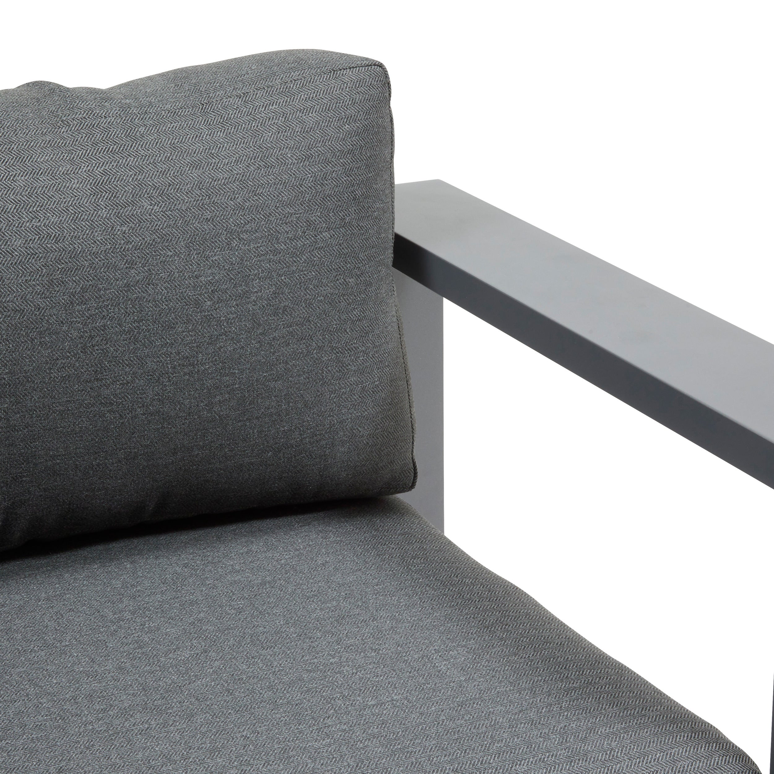 Sezlong pivotant de gradina ALLURE Gri/Grafit - Hesperide