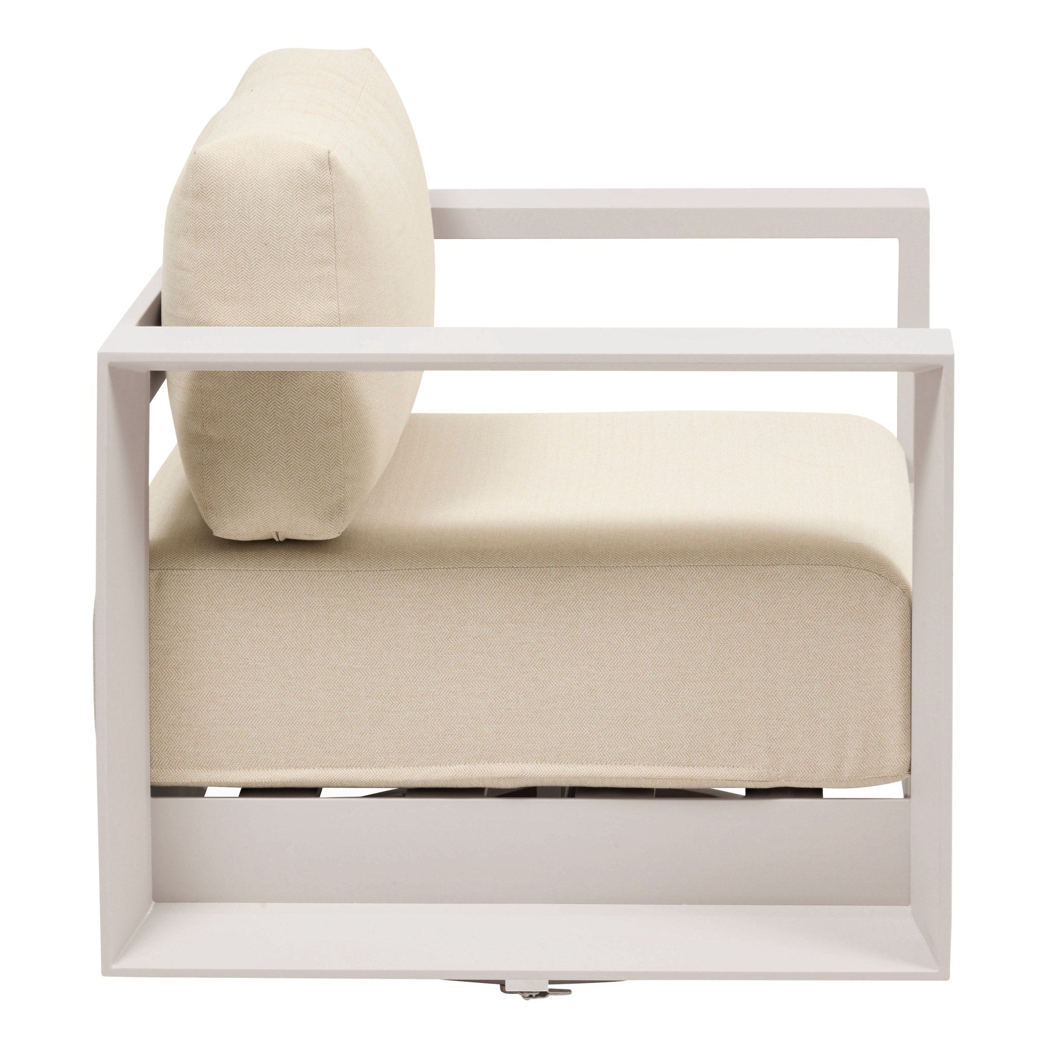 Scaun de gradina rotativ ALLURE Bej / Ovaz - Hesperide
