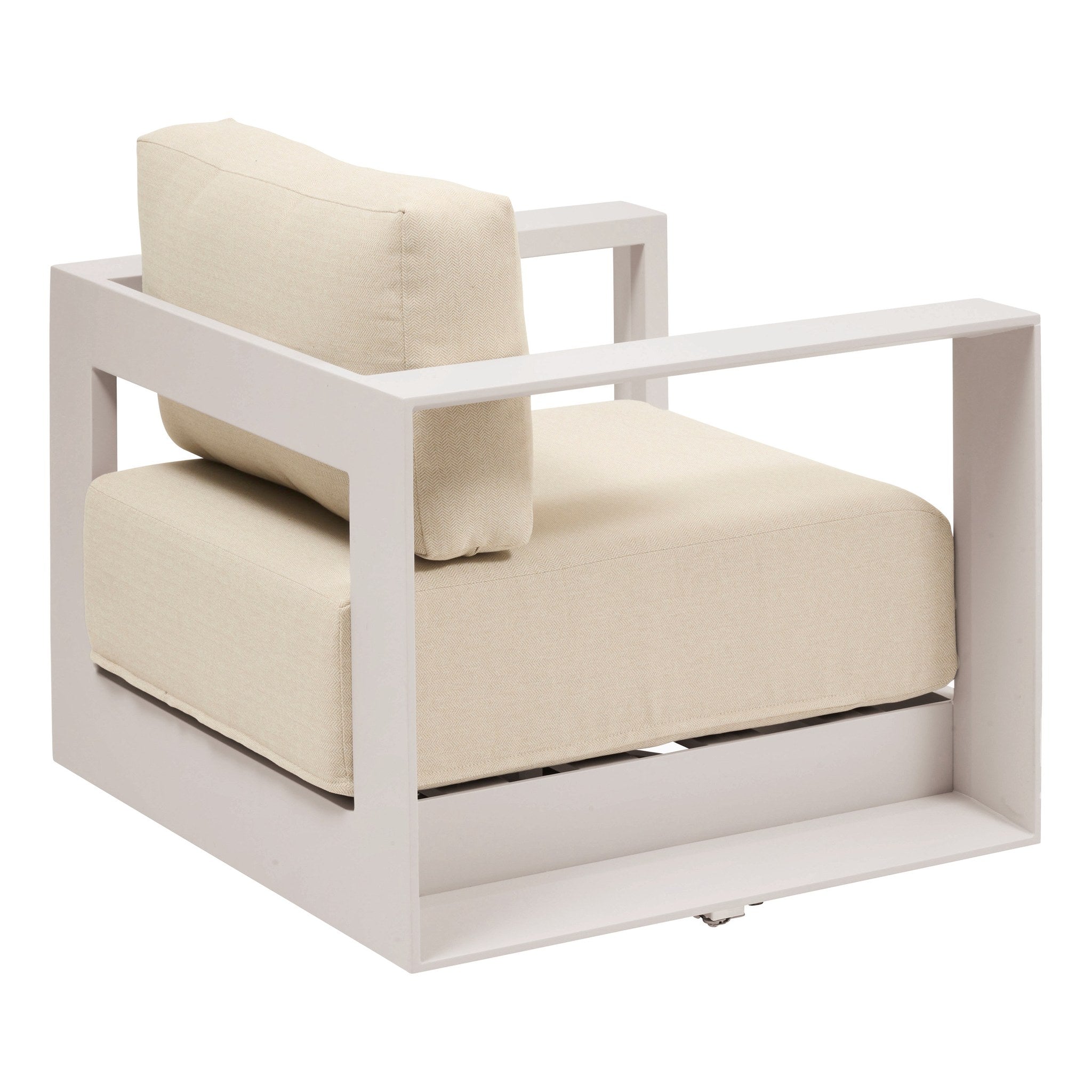 Scaun de gradina rotativ ALLURE Bej / Ovaz - Hesperide