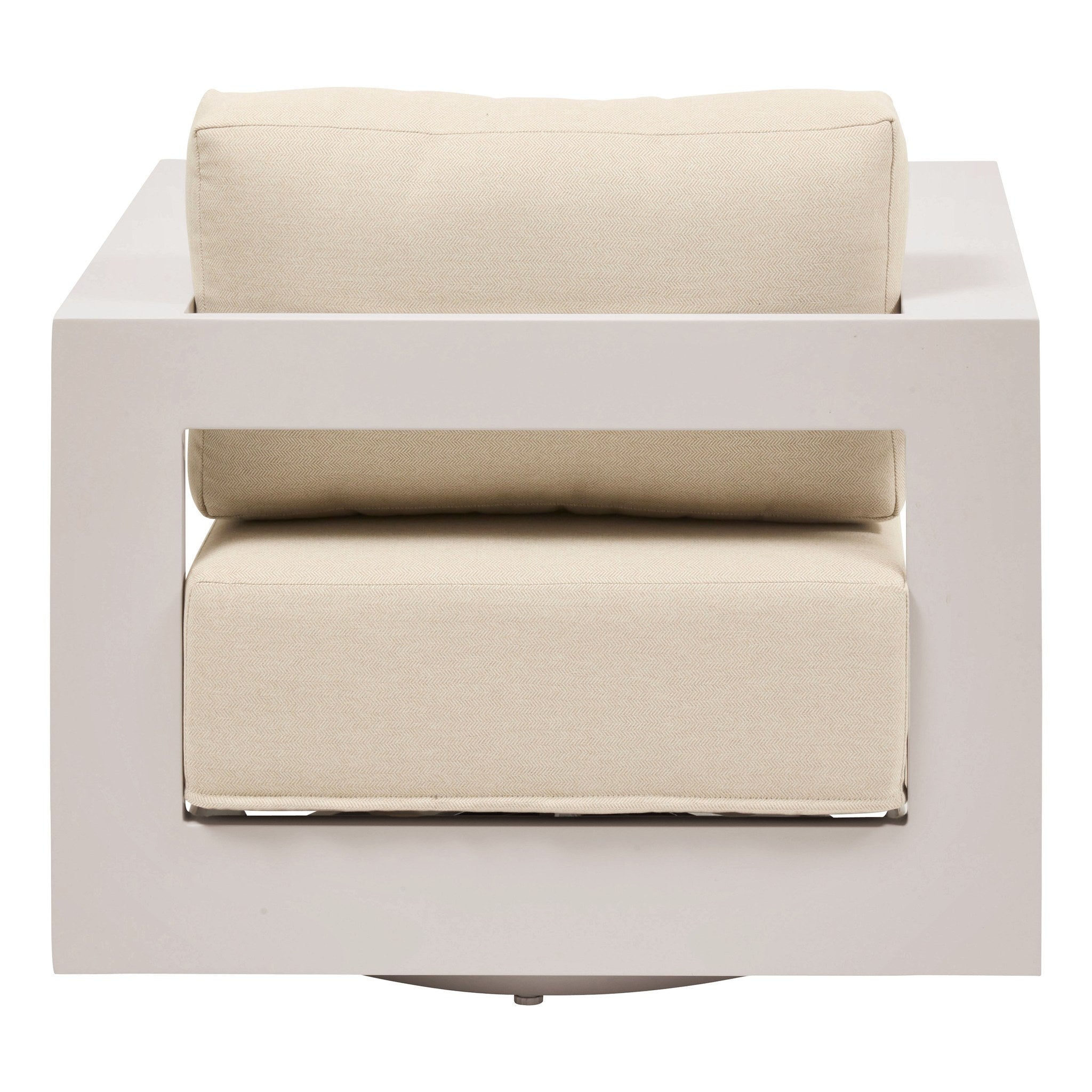 Scaun de gradina rotativ ALLURE Bej / Ovaz - Hesperide