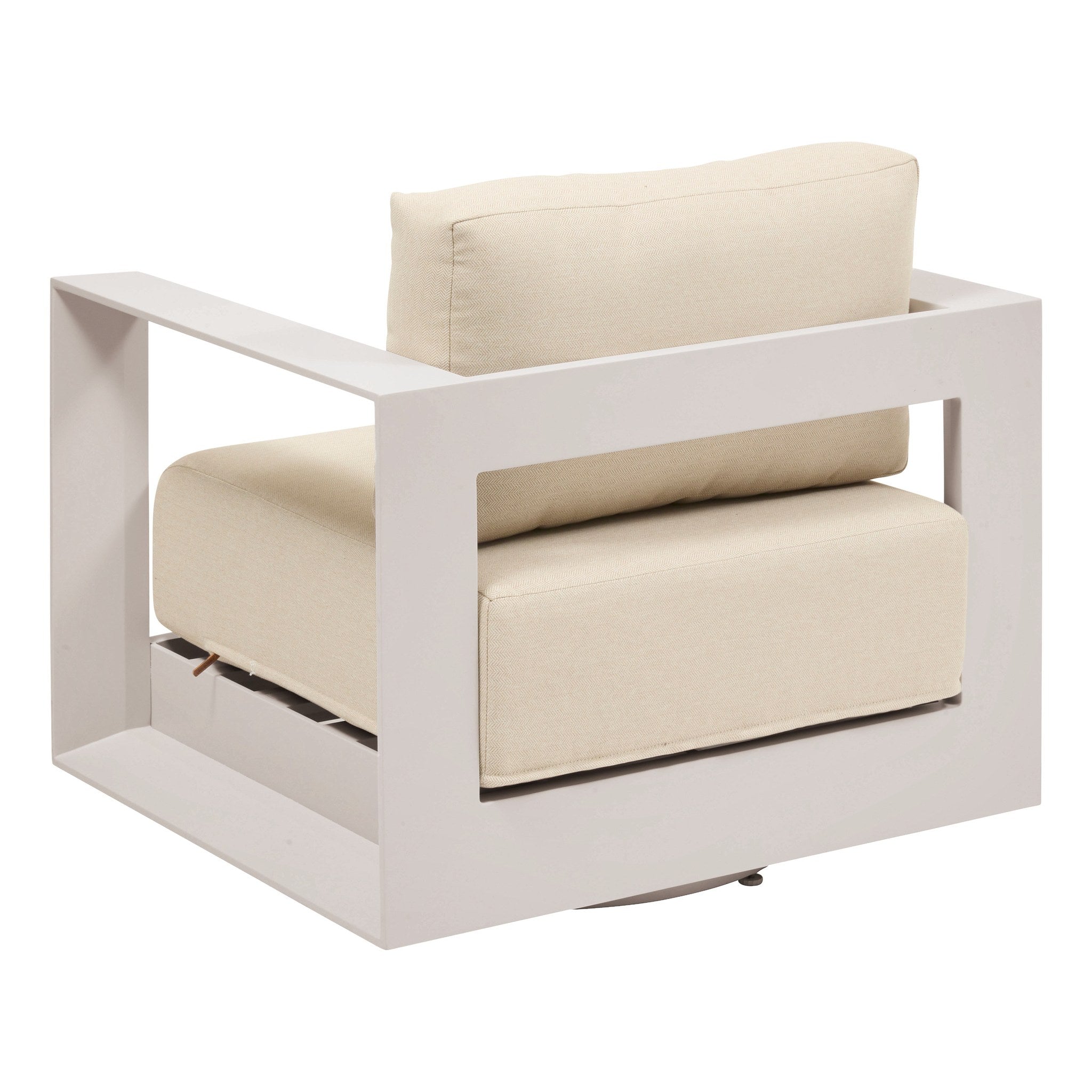 Scaun de gradina rotativ ALLURE Bej / Ovaz - Hesperide