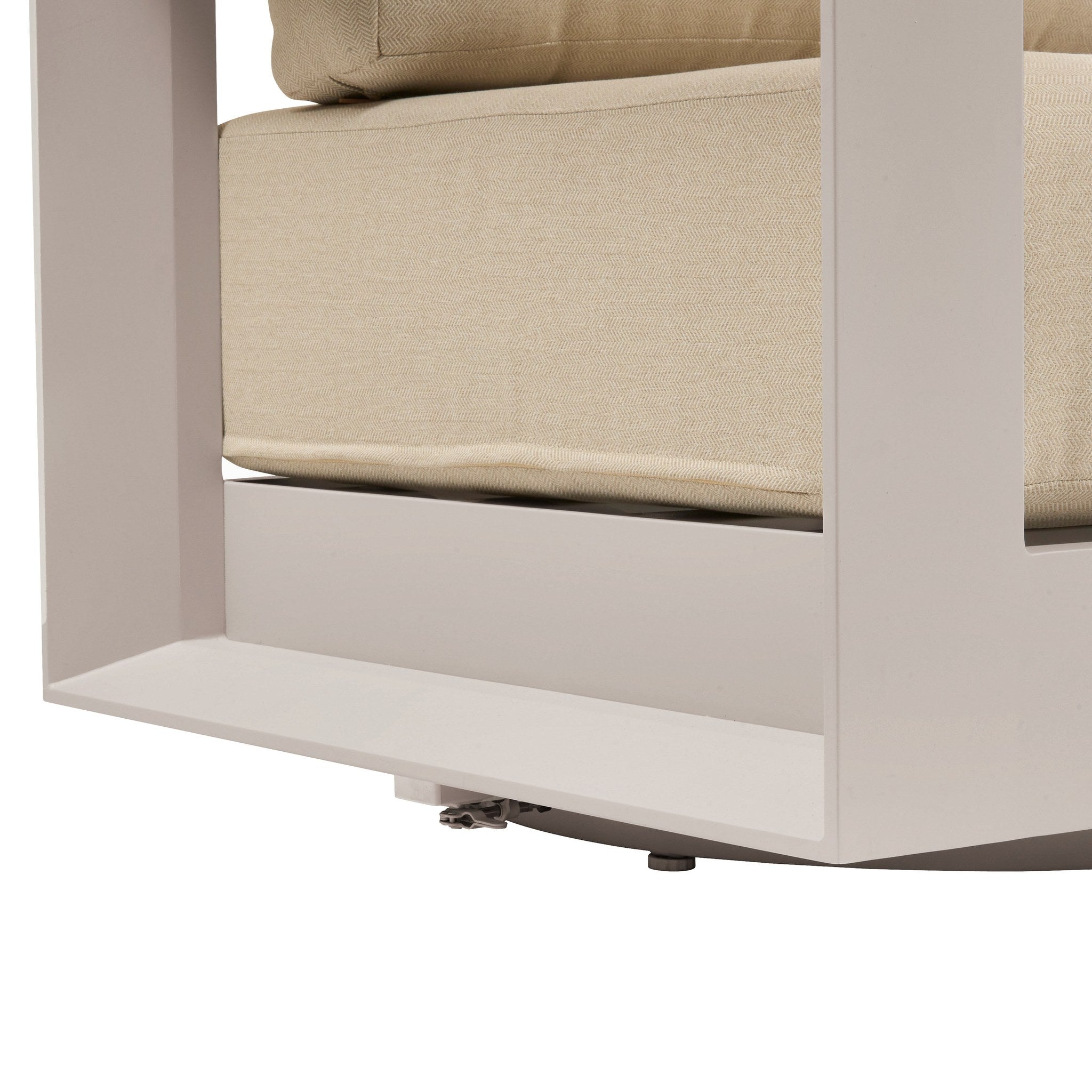 Scaun de gradina rotativ ALLURE Bej / Ovaz - Hesperide