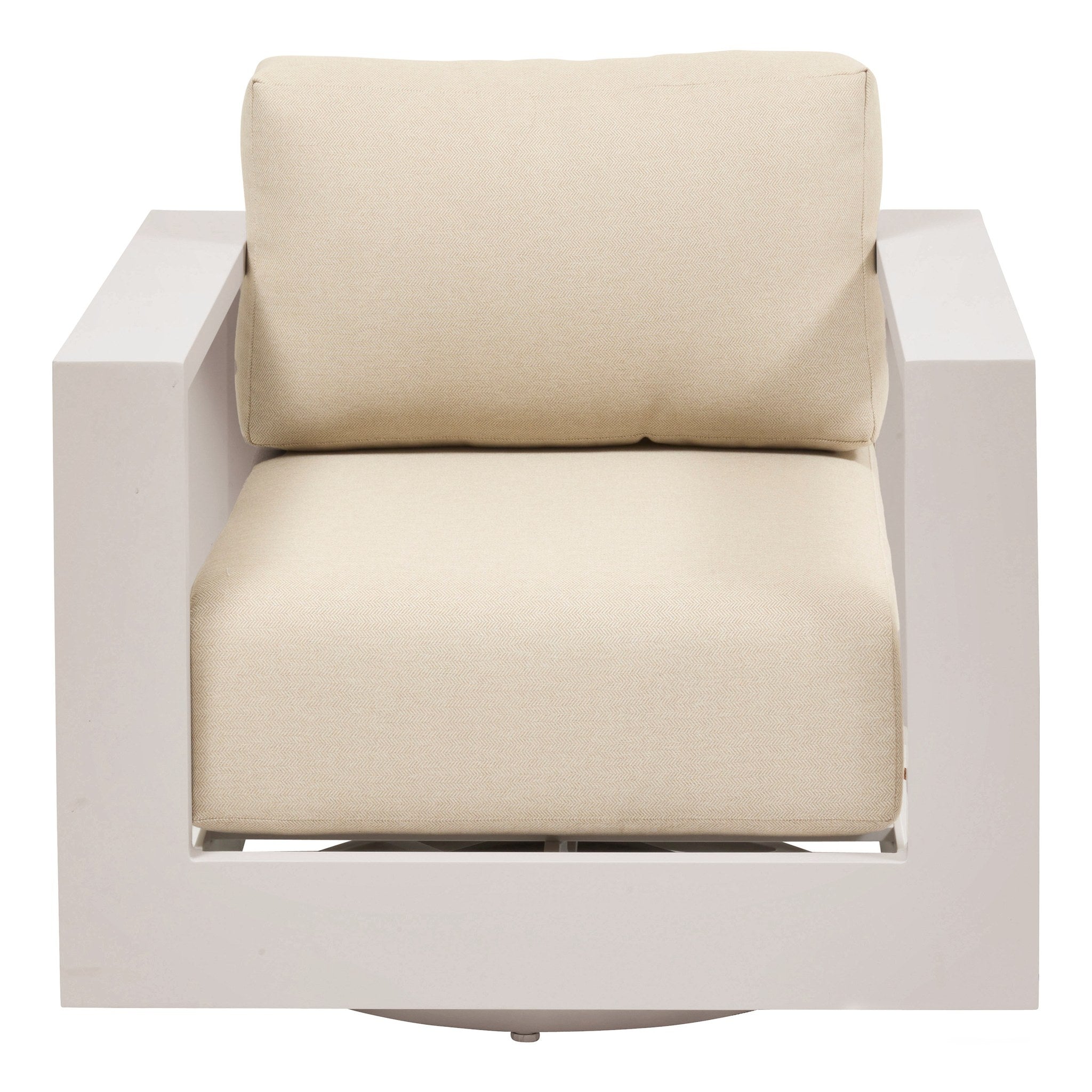 Scaun de gradina rotativ ALLURE Bej / Ovaz - Hesperide