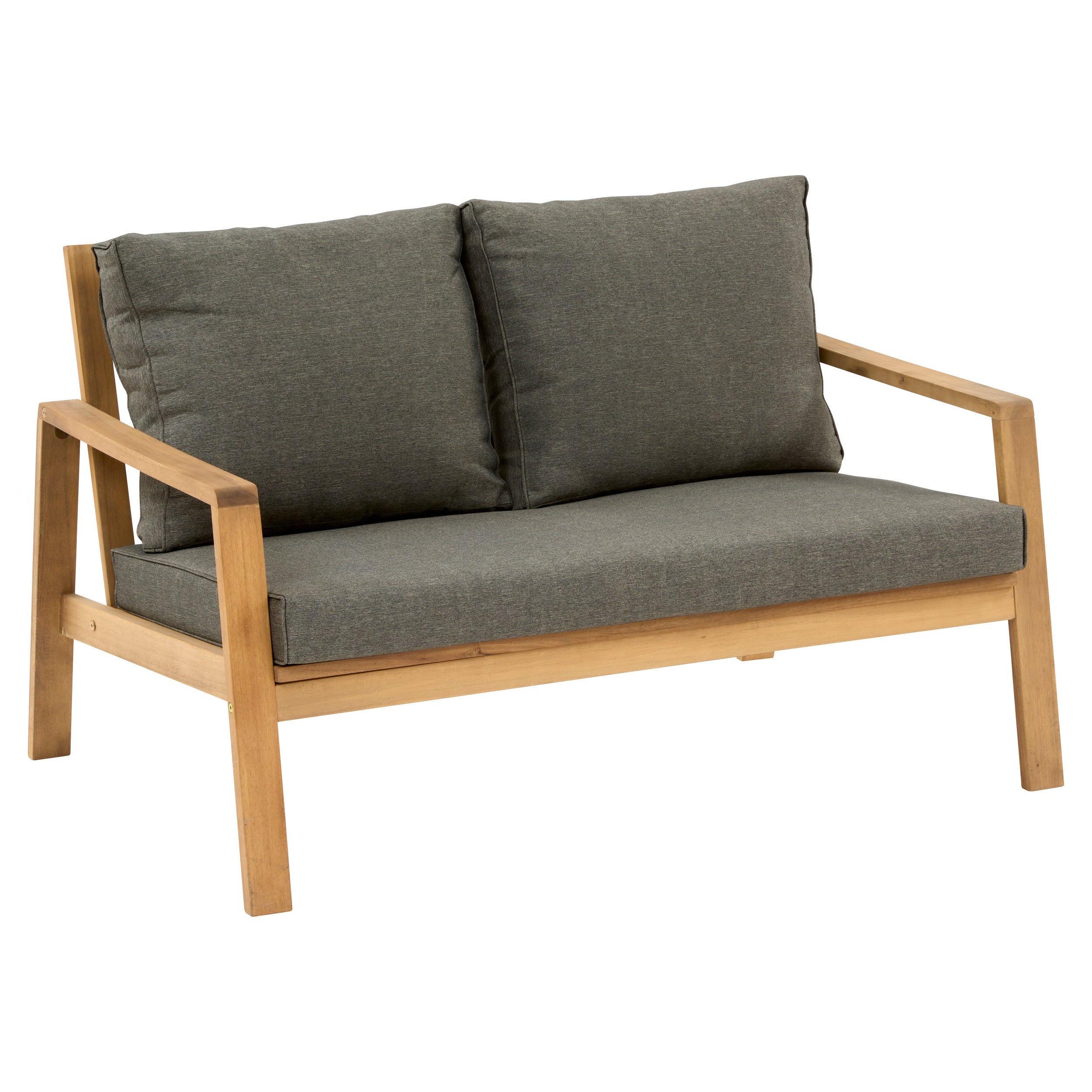 Set de mobilier de gradina Tiwi cu 4 locuri, gri antracit - Hesperide