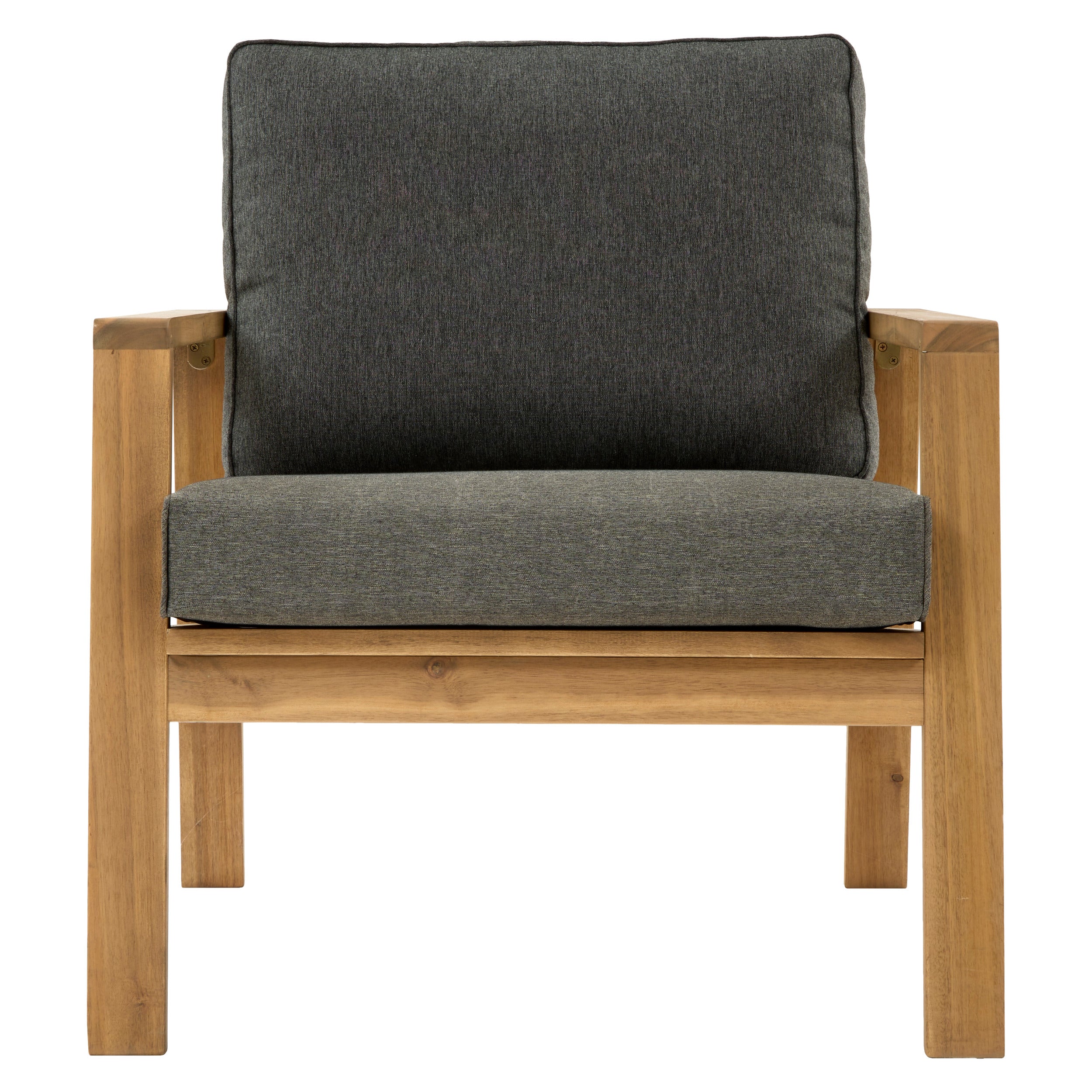 Set de mobilier de gradina Tiwi cu 4 locuri, gri antracit - Hesperide