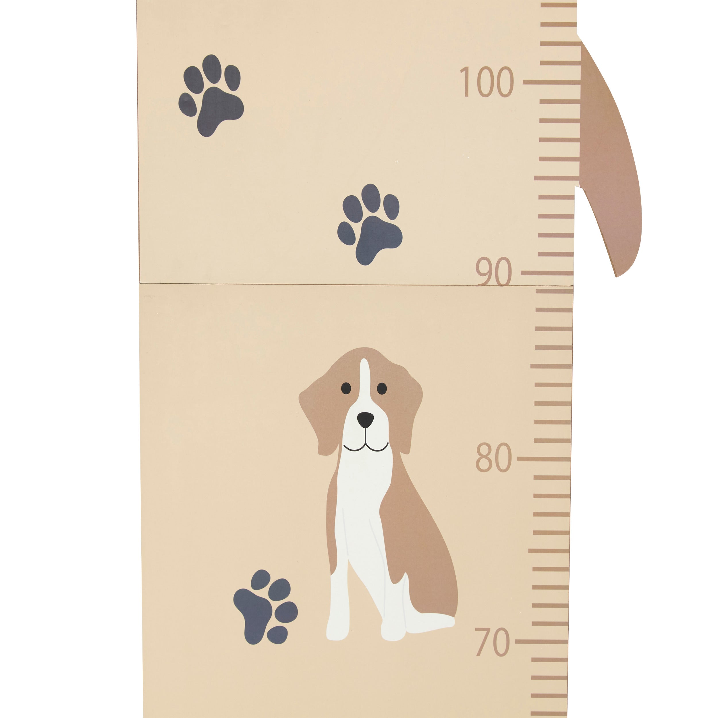 Decoratiune copii, grafic crestere caine H140 cm - Atmosphera For Kids