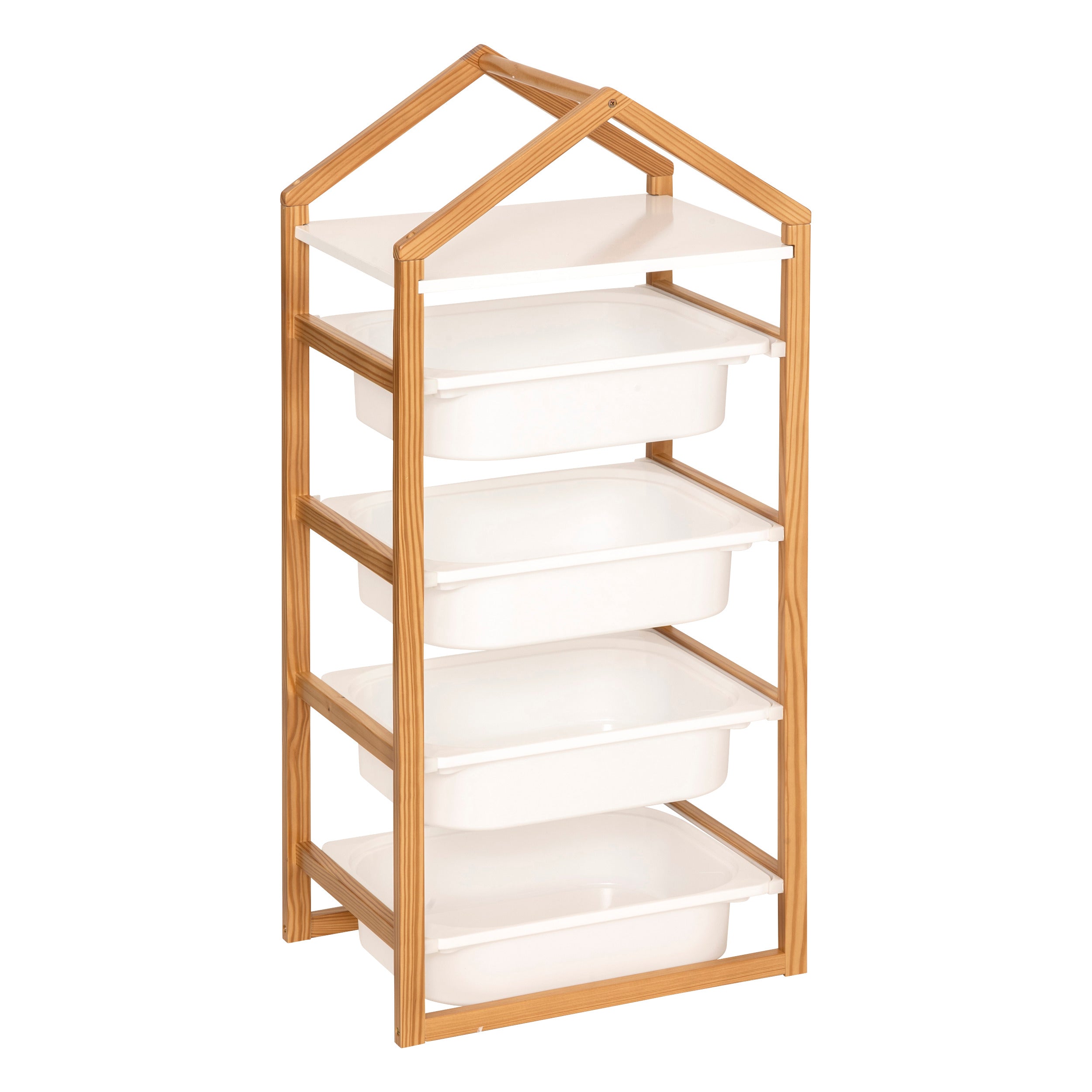 Decoratiune copii, mobilier depozitare 4 tavi - Atmosphera For Kids