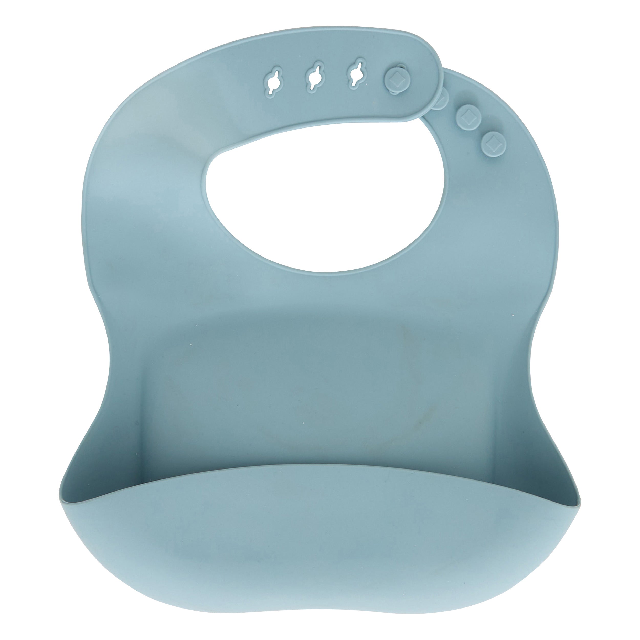 Decoratiune copii, silic bib and spoon set albastru - Atmosphera For Kids