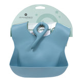 Decoratiune copii, silic bib and spoon set albastru - Atmosphera For Kids