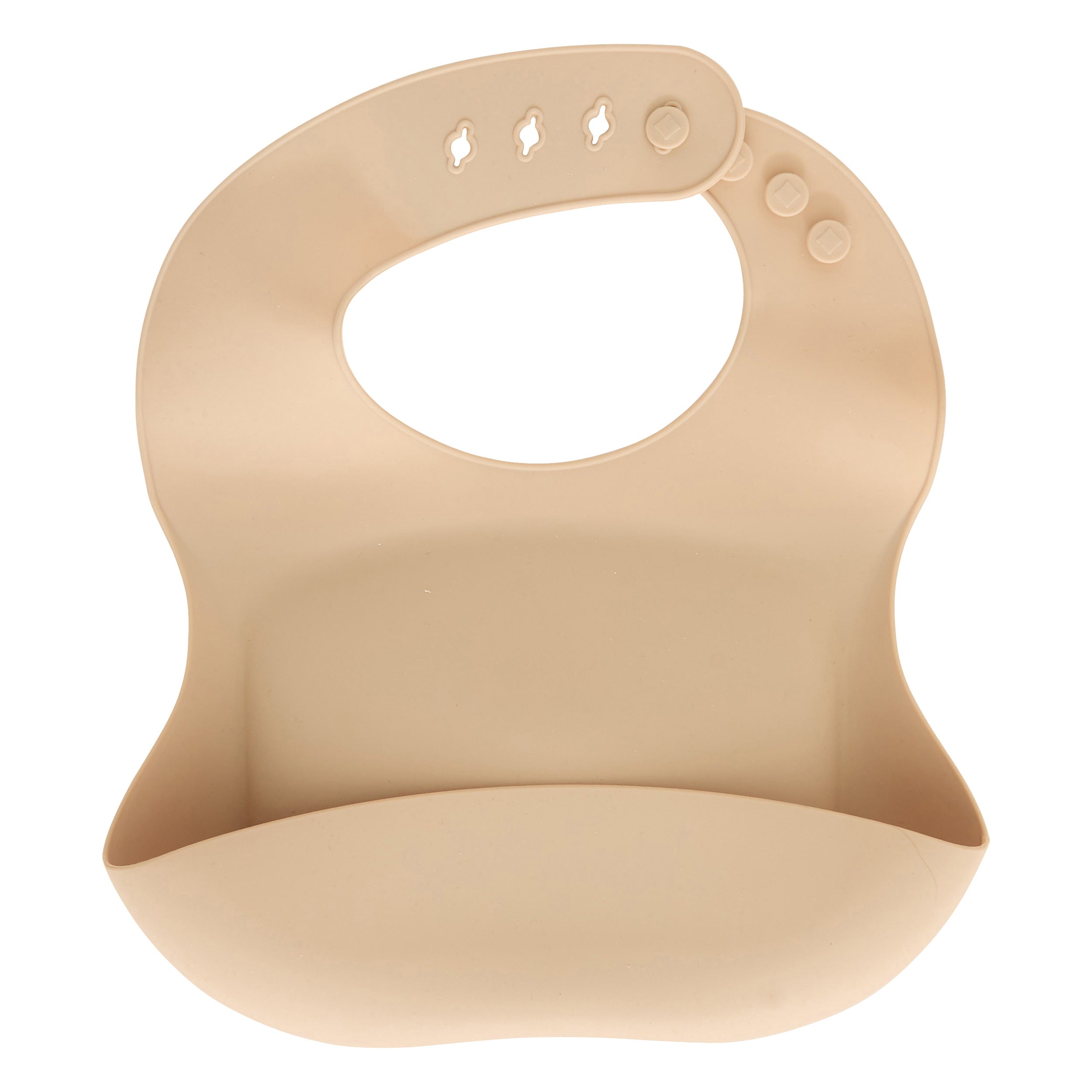 Decoratiune copii, silic bib and spoon set beige - Atmosphera For Kids