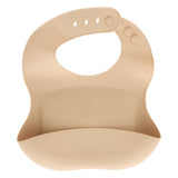 Decoratiune copii, silic bib and spoon set beige - Atmosphera For Kids