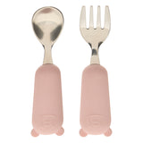 Decoratiune copii, cutlery set spoo fork roz - Atmosphera For Kids