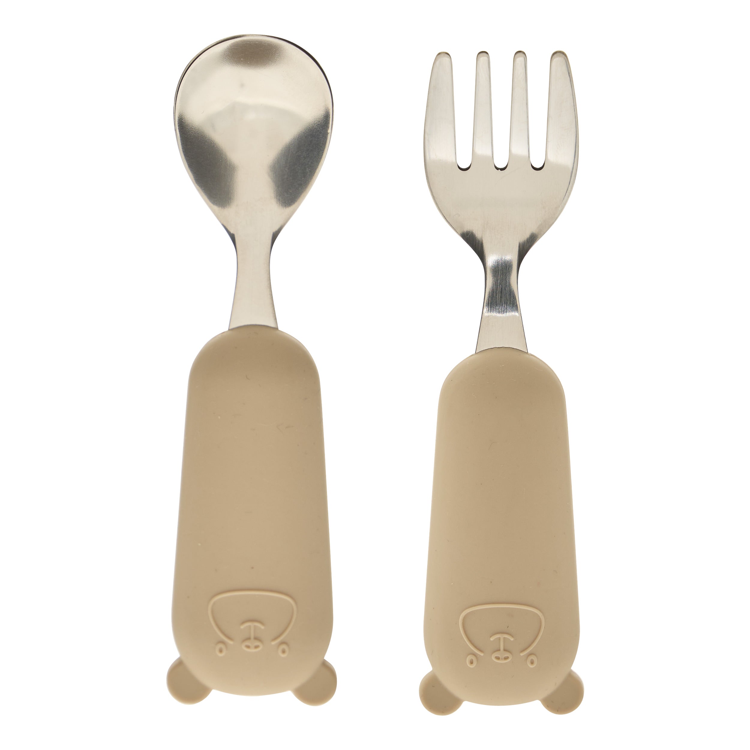 Decoratiune copii, cutlery set spoo fork beige - Atmosphera For Kids