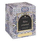 Lumanare parfumata "Lucia" - Lemn de santal - Trandafir, Alb, 250 g - Atmosphera
