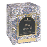 Lumanare parfumata "Lucia" - Lemn de santal - Trandafir, Alb, 1800 g - Atmosphera